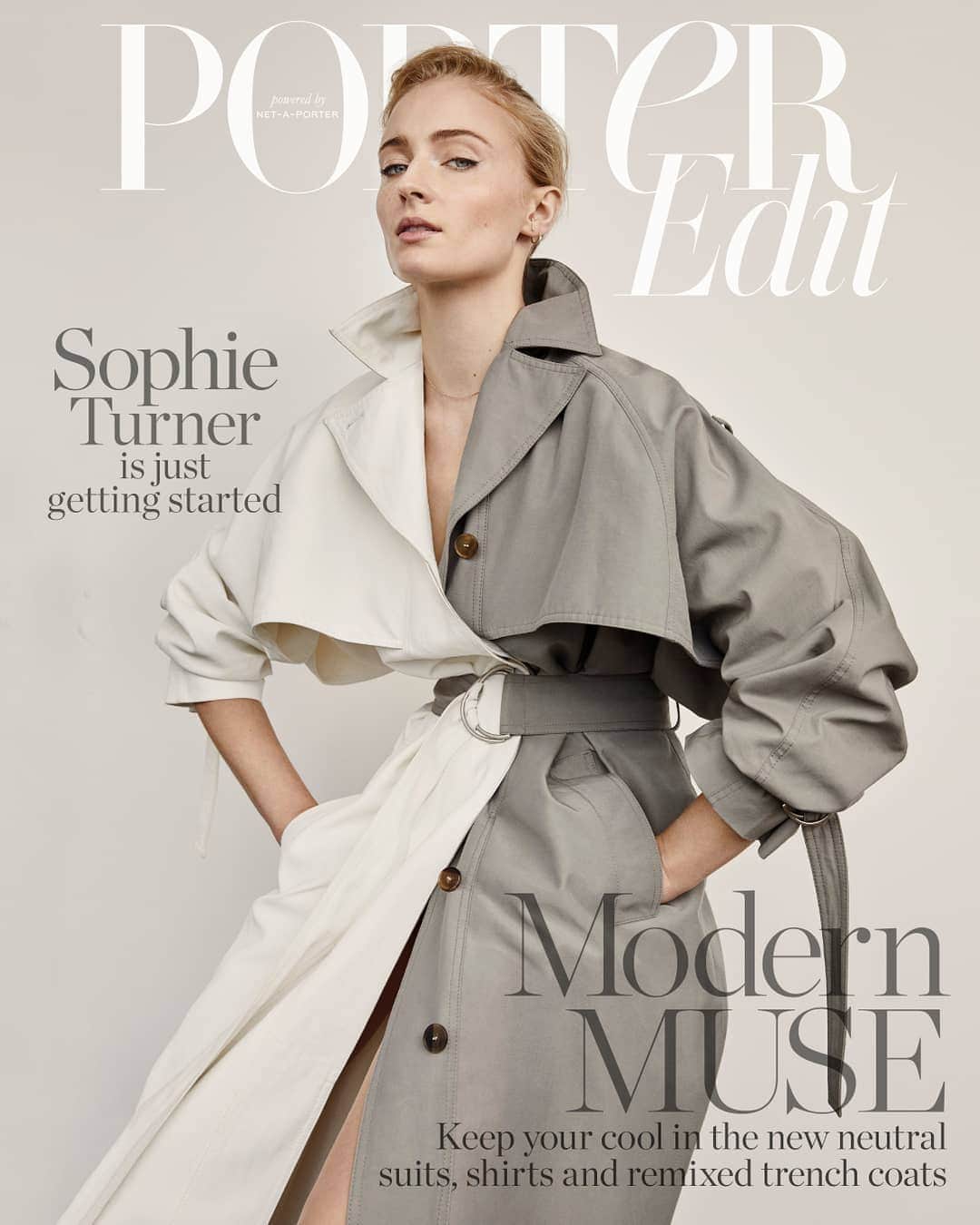 PORTER magazineさんのインスタグラム写真 - (PORTER magazineInstagram)「#GameofThrones has ended, but @SophieT’s next life chapter is set to be even more exciting – starting with marriage and a blockbuster leading role in #XMenDarkPhoenix. Modeling the new 9-5 style essentials, she talks to #PorterEdit about #SansaStark’s fate, speaking up about mental health, and how she felt after her (not so) secret wedding. Link in bio. 📸: @yemchuk Styling: @natasharoyt」5月31日 23時02分 - portermagazine