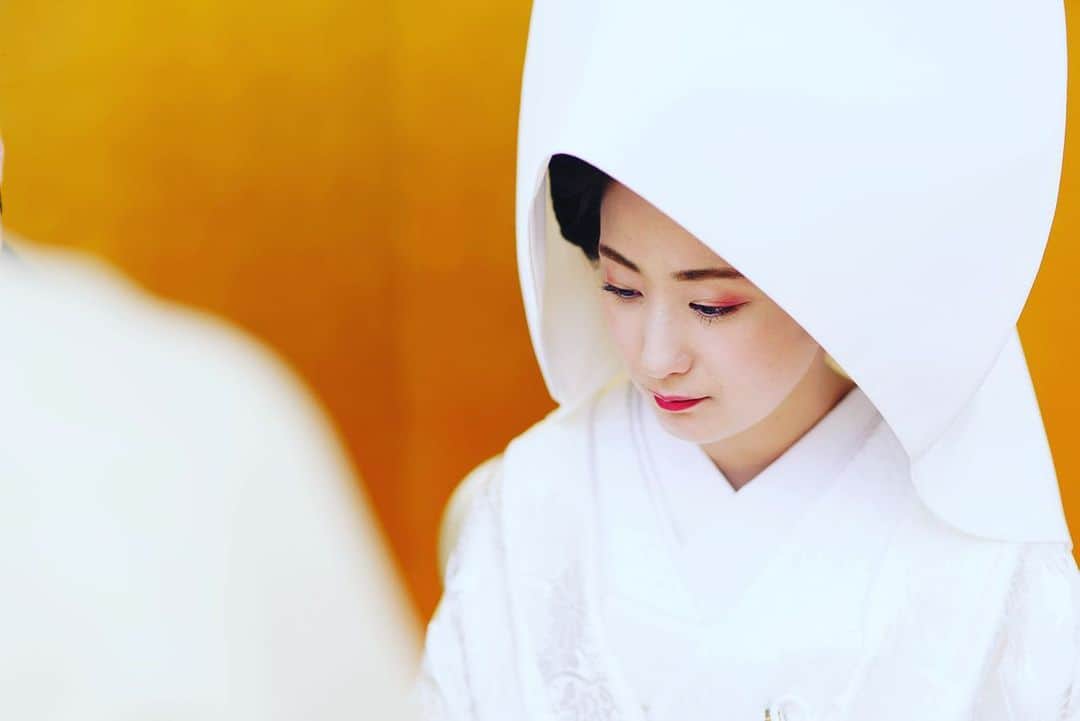 乾亜由美のインスタグラム：「#挙式の写真 #白無垢」