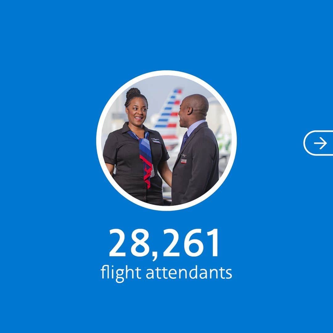 アメリカン航空さんのインスタグラム写真 - (アメリカン航空Instagram)「Today, we celebrate our world-class #FlightAttendants who fly alongside our 500,000+ daily customers! #Swipe ➡️ ⠀⠀⠀⠀⠀⠀⠀⠀⠀ ⠀⠀⠀⠀⠀⠀⠀⠀⠀ #FlightAttendant #Appreciation #Day #AATeam #ThankYou #Team #Teamwork #Fly #Travel」5月31日 23時26分 - americanair