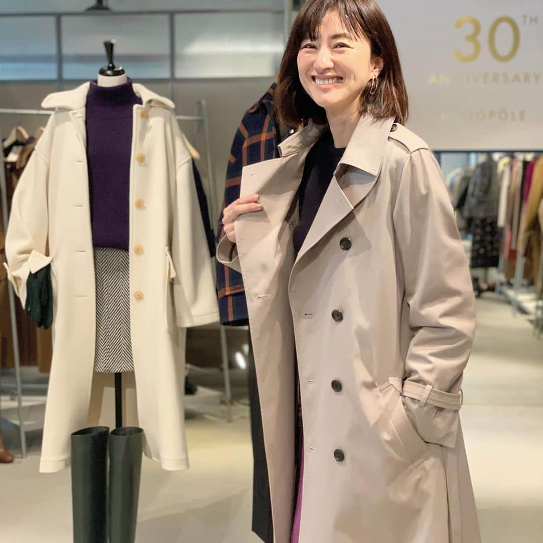 前田ゆかさんのインスタグラム写真 - (前田ゆかInstagram)「@heliopole_official  エリオポール A/W collectionへ  テーマは ブルジョワ ブリット ボヘミアン！  ジャケットやコートは細身でシンプル ベーシックの秋の装い。  30周年を記念して作られたブルーの バックは、 @jandmdavidson とコラボ商品。 限定モノです！ #エリオポール ブルーを基調に  随所に漂うエレガントさのあるバックが素敵✨✨✨ 最後に見た #jandmdavidson  新しくなってチェーンも付いて カラーがかわいい！！ トキメキました〜✨✨ #エリオポール #秋を先取り #bag #ミッチに逢いに #行ってきました」5月31日 23時41分 - maeyuka