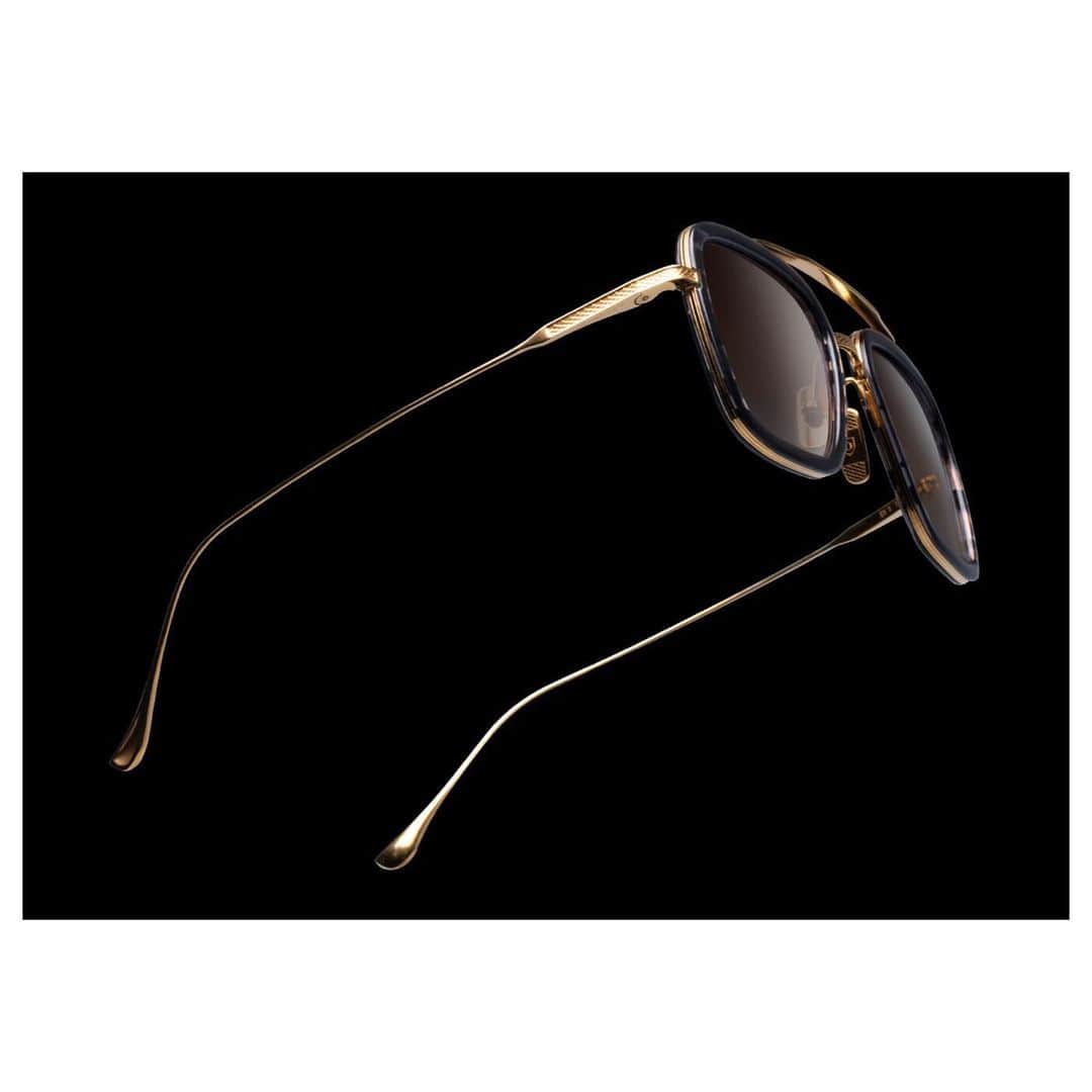 ディタのインスタグラム：「Our iconic #DITA Flight.006 frame has been updated with three new colorways for summer; pictured here is Black Crystal Swirl with Brown to Clear lenses — tap to shop #DITAeyewear #DITAsunglasses」