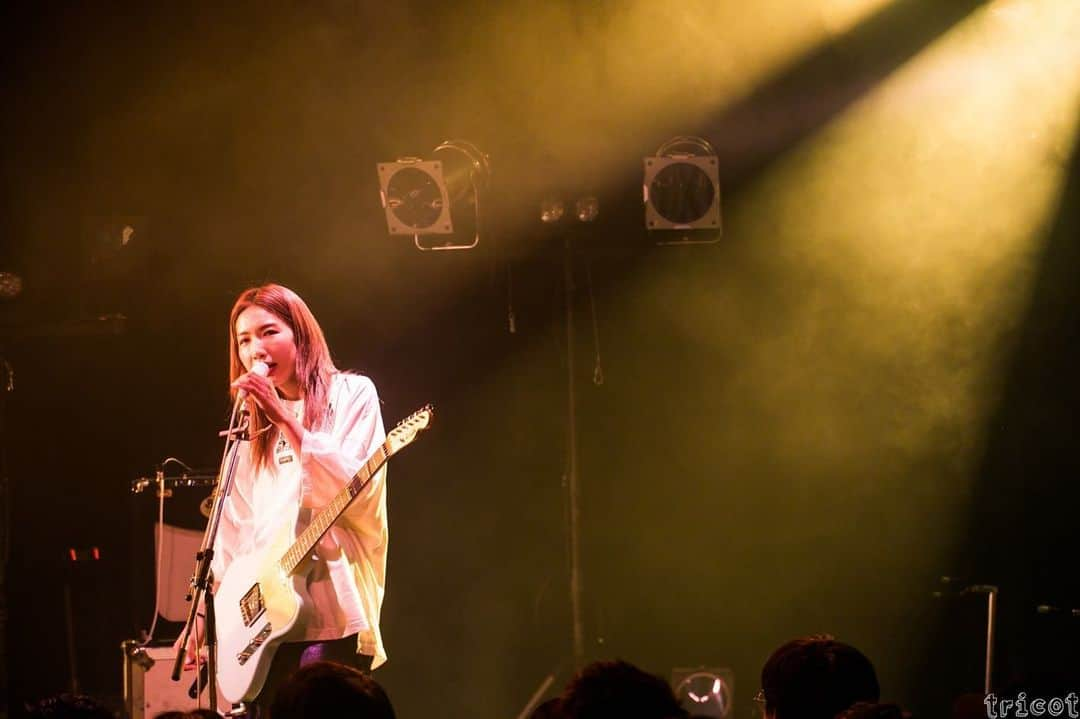 tricotさんのインスタグラム写真 - (tricotInstagram)「5.31.19  TSUTAYA O-WEST ，Shibuya Tokyo. Pic : @kaooochi1226  #tricot #tricotband」6月1日 0時23分 - tricot_band_jp