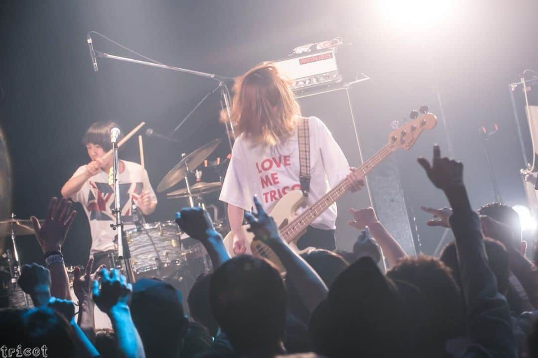 tricotさんのインスタグラム写真 - (tricotInstagram)「5.31.19  TSUTAYA O-WEST ，Shibuya Tokyo. Pic : @kaooochi1226  #tricot #tricotband」6月1日 0時23分 - tricot_band_jp