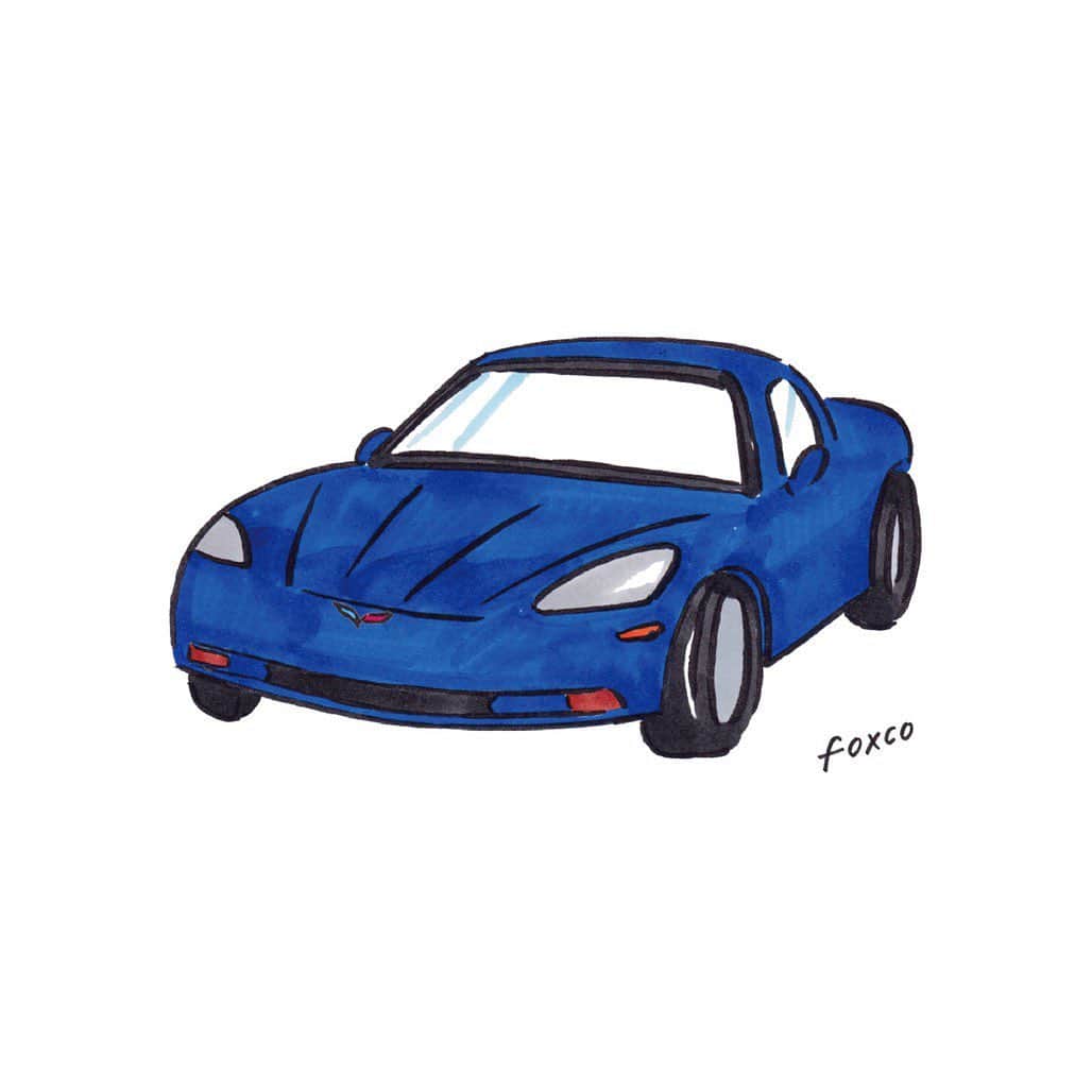 のインスタグラム：「香織ちゃんが描いてくれたの💙 すっごい嬉しい！ ありがとう💙💙😇 #CORVETTE#べち子」