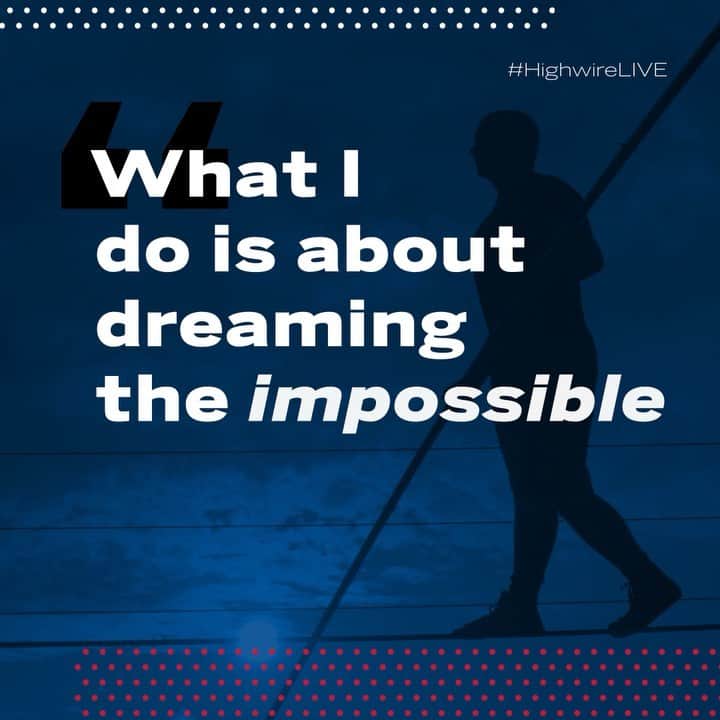 アメリカン・ブロードキャスティング・カンパニーのインスタグラム：「You never know what you can accomplish until you try. Meet us at the top on Sunday, June 23. #HighwireLIVE」