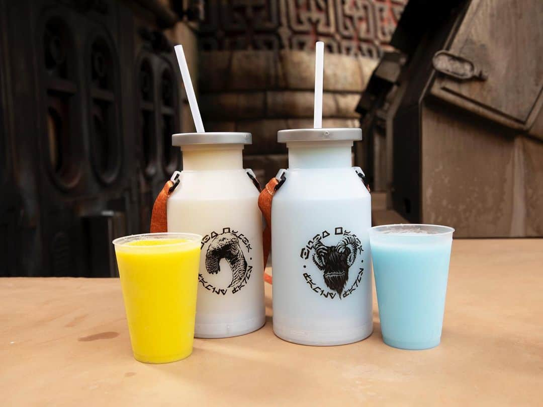 Disneyさんのインスタグラム写真 - (DisneyInstagram)「Greetings from @starwars: #GalaxysEdge on beautiful Batuu! Experience the thrills of Millennium Falcon: #SmugglersRun, or sit back & relax with a refreshing cup of blue milk—whatever your journey, the galaxy’s ultimate vacation destination awaits! Live your adventure now at @Disneyland Resort.  Reservations and valid theme park admission required to visit Star Wars: Galaxy’s Edge between May 31 and June 23, 2019. Beginning June 24, No Reservations Required. Subject to Capacity.」6月1日 1時03分 - disney