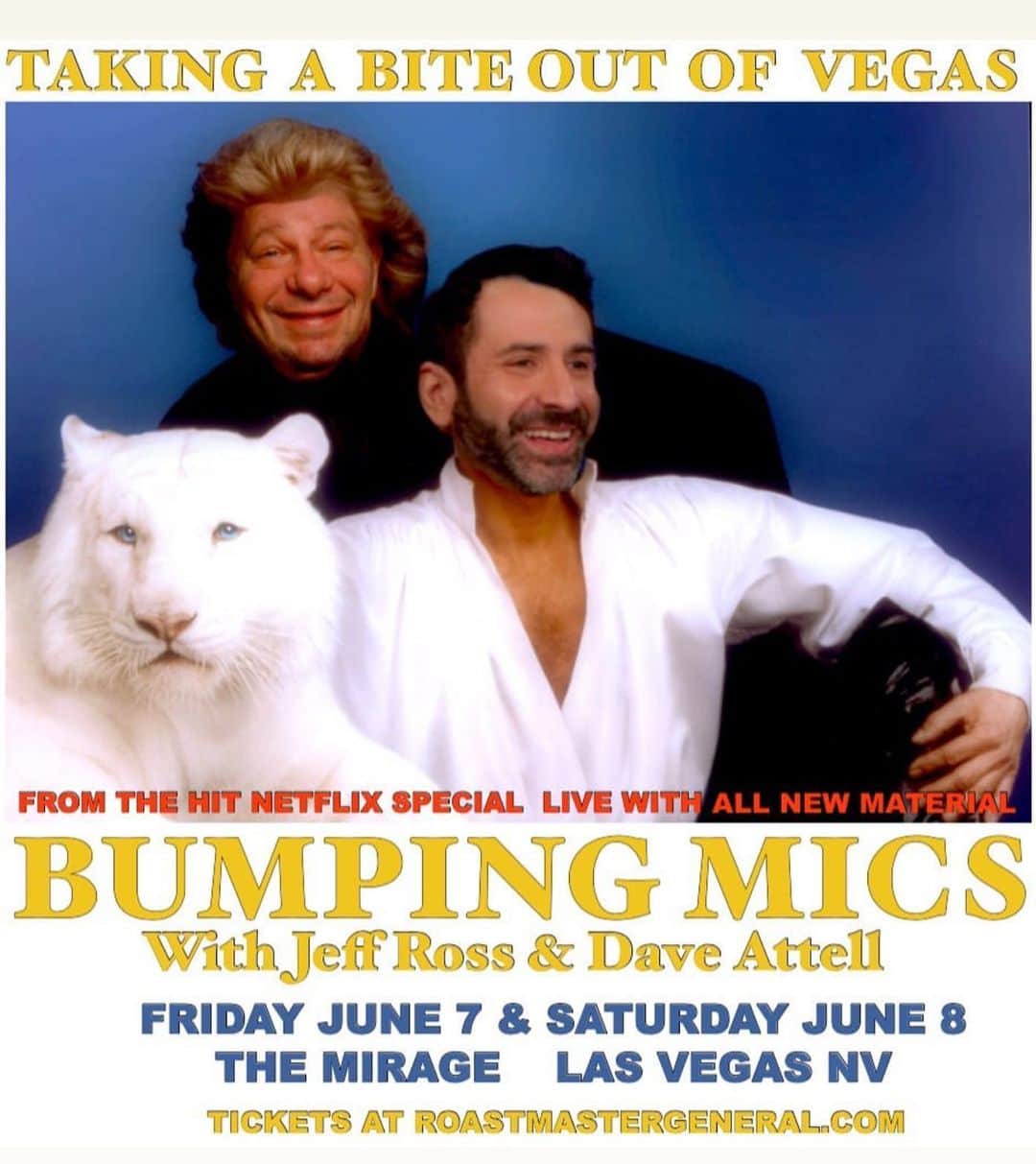 ジェフリー・ロスさんのインスタグラム写真 - (ジェフリー・ロスInstagram)「Sigfried & Ross in #Vegas #BumpingMics」6月1日 1時42分 - therealjeffreyross