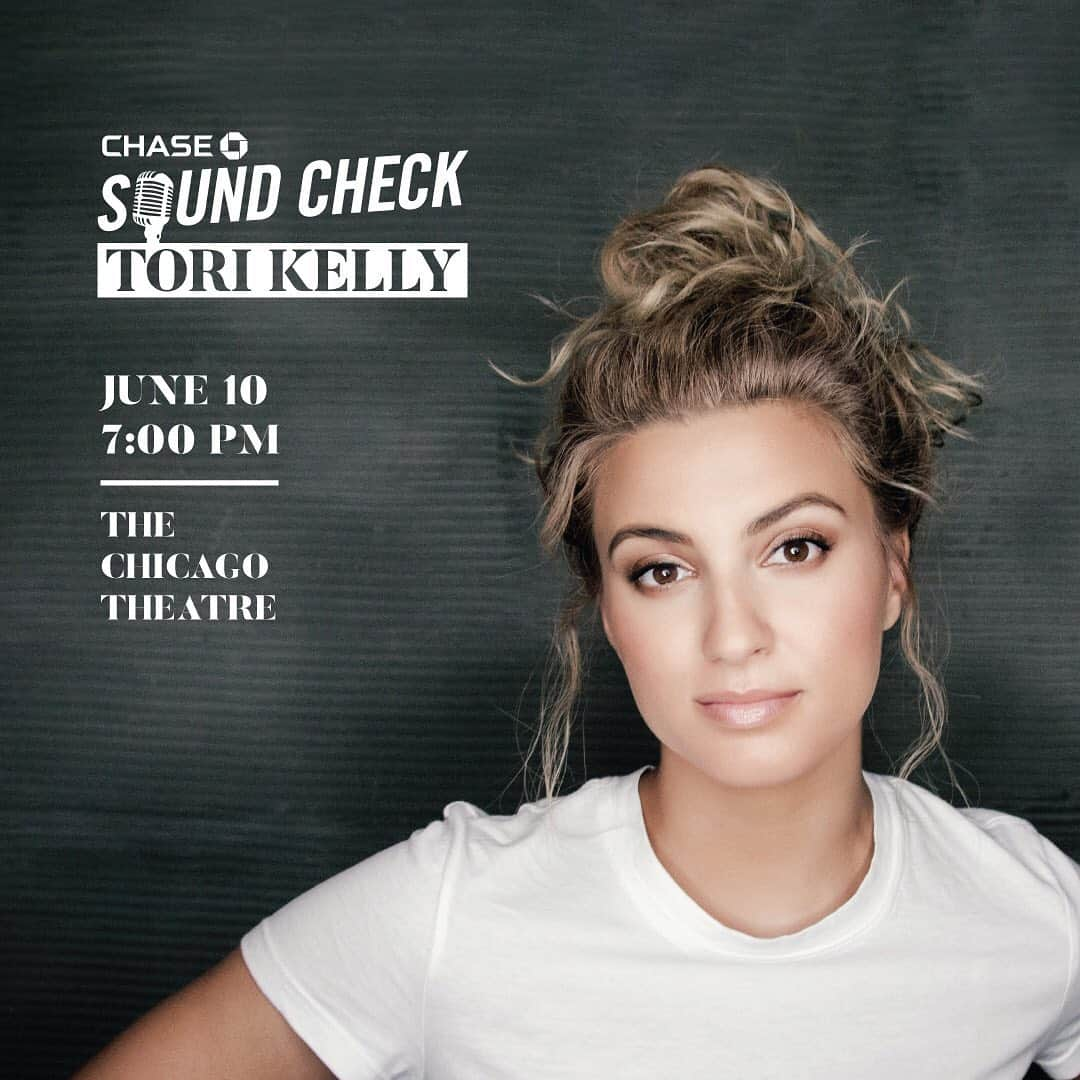 トーライ・ケリーさんのインスタグラム写真 - (トーライ・ケリーInstagram)「chi town! performing at #ChaseSoundCheck at the Chase Lounge in @chicagotheatre on 6/10! @chase cardholders can buy tickets now on Ticketmaster. see you soon ✨ #ad」6月1日 2時02分 - torikelly