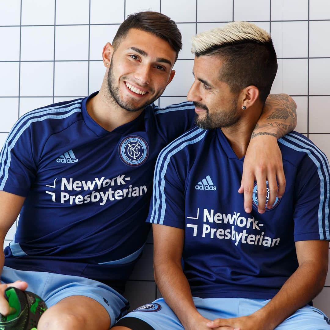 ニューヨーク・シティFCさんのインスタグラム写真 - (ニューヨーク・シティFCInstagram)「Happy #NationalSmileDay from the training ground 😁😁😁」6月1日 3時01分 - nycfc