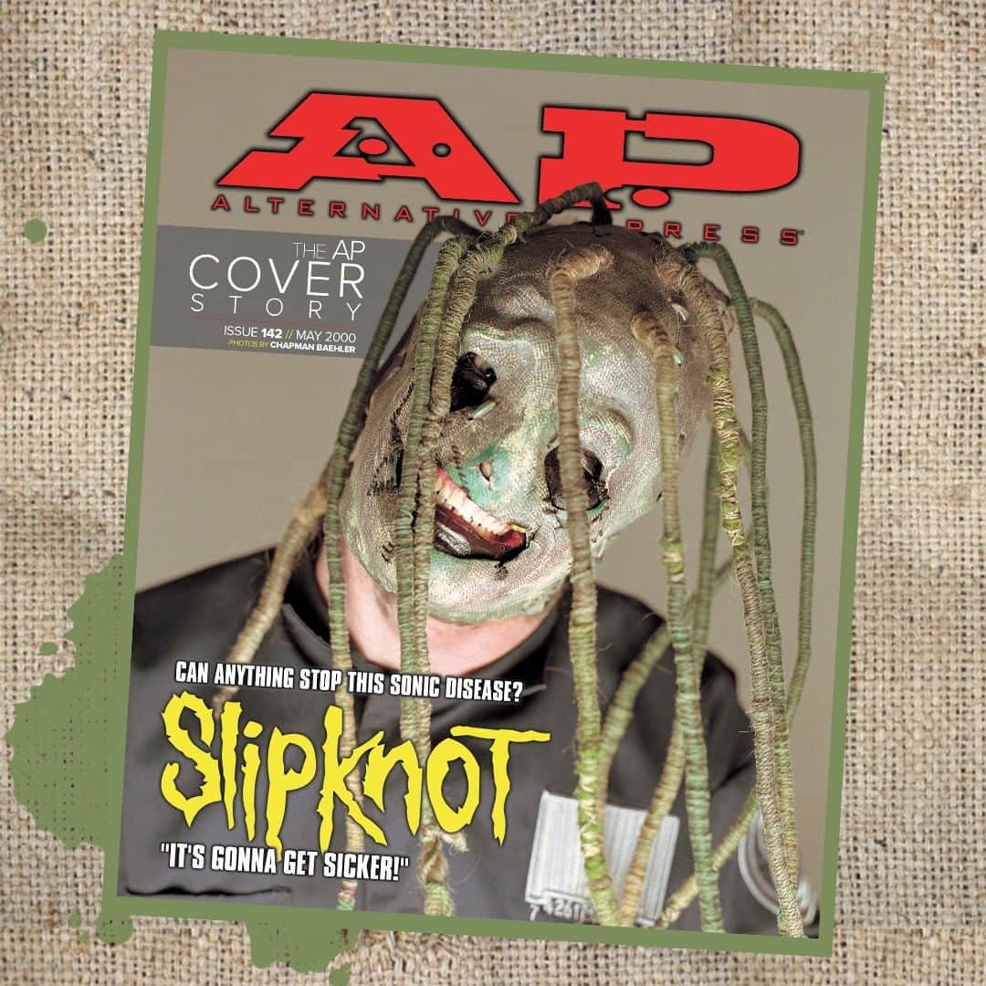 Alternative Pressさんのインスタグラム写真 - (Alternative PressInstagram)「REPRINTED for the first time ever! The original @slipknot cover story following the release of their debut, self-titled album is available in an all new format. Collect the full cover story exploring the emerging nu-metal group from the May 2000, Issue 142. Available for preorder NOW 🤘⠀ LINK IN BIO⠀ .⠀ .⠀ .⠀ #slipknot #numetal #metal #may2000 #issue142 #apcover #apcoverstory #roadrunnerrecords #742617000027 #(sic) #eyeless #waitandbleed #surfacing #spititout #tatteredandtorn #fraillimbnursery #purity #liberate #prosthetics #nolife #diluted #onlyone #scissors #alternative #numetal #alternativemusic #numetalmusic #alternativepress #iamap #ap #altpress」6月1日 3時03分 - altpress