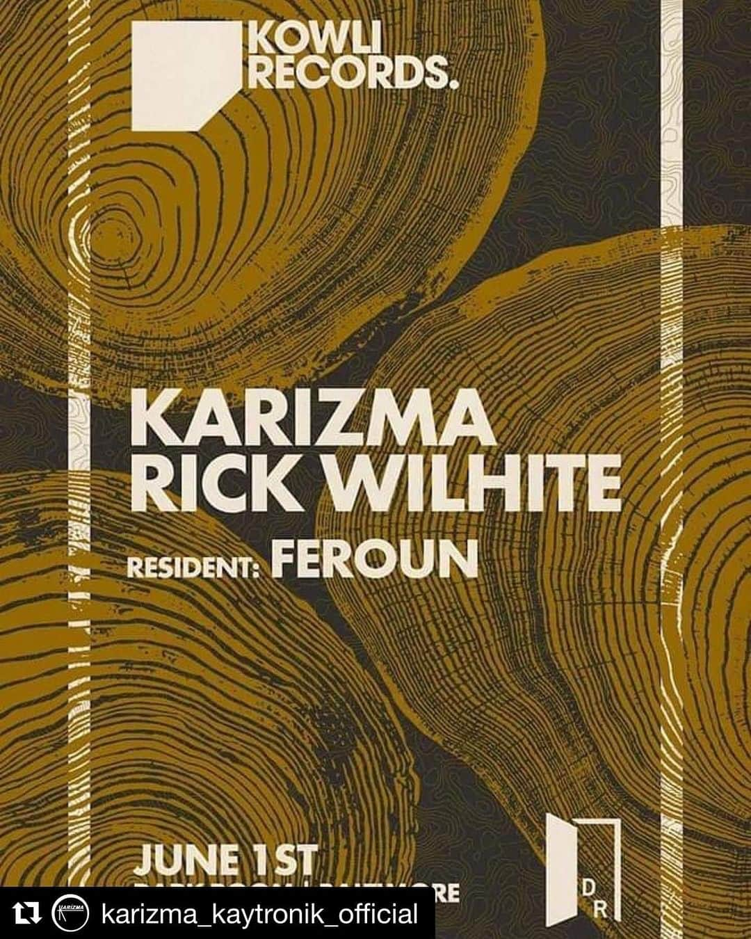 カリズマさんのインスタグラム写真 - (カリズマInstagram)「#Repost @karizma_kaytronik_official with @get_repost ・・・ #Repost @robbipromoter05 with @get_repost ・・・ 6.1 @Darkroombaltimore - A  Kwoli Records Party!!!!! Feat : Karizma , Rick Wilhite & Feroun  11PM till?? TICKETS : https://www.residentadvisor.net/events/1252069 INFO : https://www.facebook.com/events/545833532490450/  @karizma_kaytronik_official @rickthegodsonwilhite  #robbipromoter #baltimore #northcharlesstreet  #housemusic #houseparty #housemusiclovers #housemusiclover #housemusicfamily #housemusicalllifelong #housemusicforever  #housemusic4life #housemusicforlife #housemusicculture #housemusicparty #housemusicdancers #housemusicislife #afrohouse #afrobeat #afrohousemusic」6月1日 3時38分 - karizma_kaytronik_official