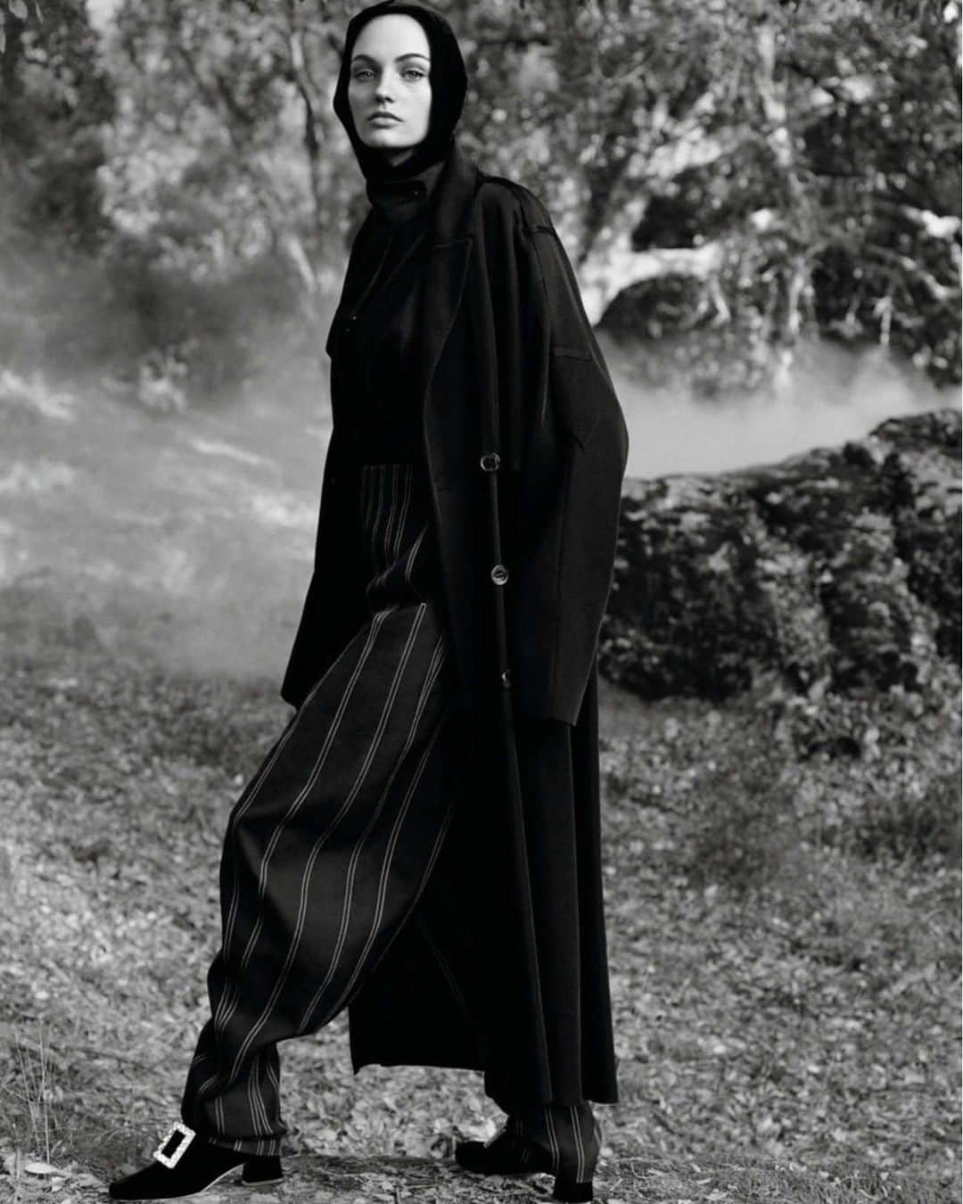 のインスタグラム：「The multi-seam trousers from spring summer 2019 featured in Vogue Paris. - - Magazine @vogueparis  Photographer @alasdairmclellan  Stylist @aleksworo」