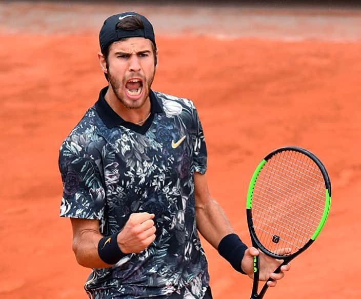 カレン・ハチャノフさんのインスタグラム写真 - (カレン・ハチャノフInstagram)「Emotions💥⚡️ #RG19 #TeamKhachanov」6月1日 6時25分 - karenkhachanov