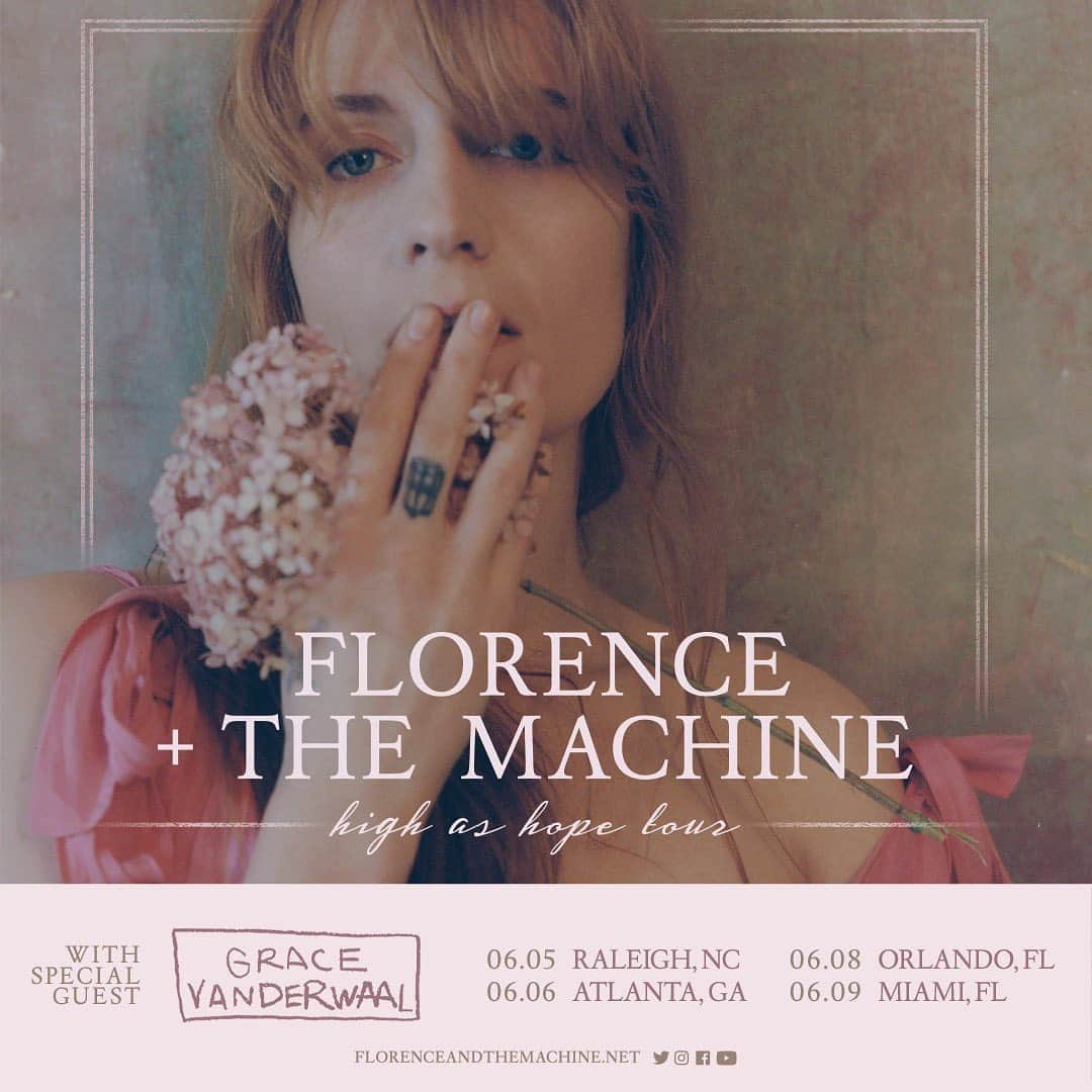 グレース・ヴァンダーウォールさんのインスタグラム写真 - (グレース・ヴァンダーウォールInstagram)「I’m playing some shows with @florenceandthemachine AND I CAN’T BREATHE SO COME OUT AND SEE HER AND YOU MIGHT SEE ME TOO!!agsdgsfhsuwfe!!!!!!!!!!!!!」6月1日 6時42分 - gracevanderwaal