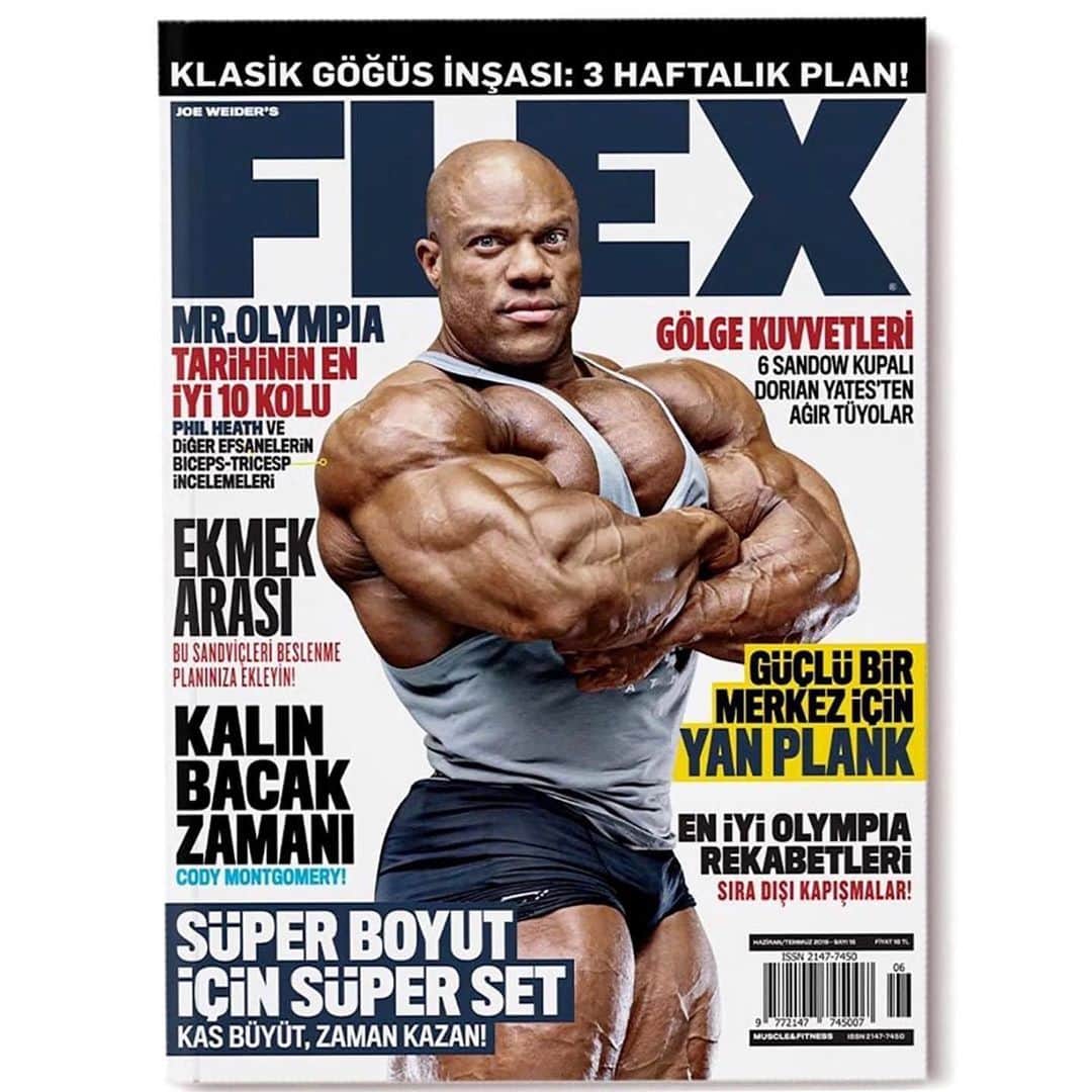 Phil Heathのインスタグラム：「Big Shout out to my favorite photographer in the whole wide world @perbernalphoto which graced the cover of June Flex in Turkey. So thankful for our times to work together and look forward doing some new projects real soon. #Repost @perbernalphoto ・・・ @philheath - #thegift that keeps giving!! Phil Heath and myself just landed the June cover of Flex magazine and @muscleandfitnessturkiye with a picture we got after his win at the 2017 @mrolympiallc and our last shoot together to date. I’m looking real forward to continue collaborating with the super competitive and talented 7 time Mr Olympia and continue to inspire all his fans. Much love and respect to @muscleandfitnessturkiye for keeping to give back and fighting the good fight 🙌👏😄💪. 📸 by @perbernalphoto」