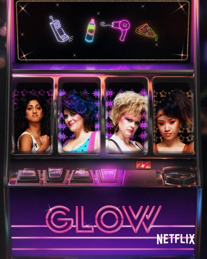 エレン・ウォンのインスタグラム：「It’s official! AUG 9! See you in Vegas!!!!! @glownetflix S3 👯‍♀️👯‍♀️👯‍♀️」