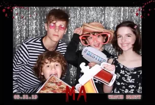 オーガスト・マトゥーロのインスタグラム：「🎉 Congrats @coreyfogelmanis EVERYONE GO SEE @mamovie2019 in theaters NOW!」