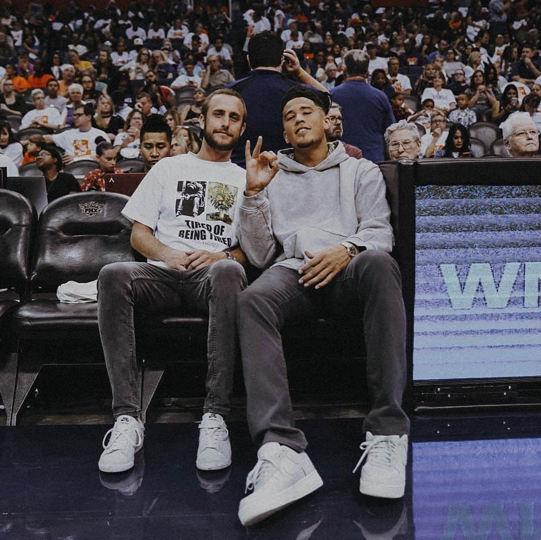 フェニックス・サンズさんのインスタグラム写真 - (フェニックス・サンズInstagram)「‪#ValleyBoyz reppin’ at the @phoenixmercury game! ‬」6月1日 12時23分 - suns