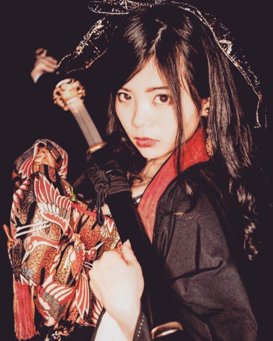 兼田玲菜さんのインスタグラム写真 - (兼田玲菜Instagram)「#samurai #black #dance #sword #performance #lady #action #tv #Instagram #ninja #japan #殺陣」6月1日 22時36分 - renakaneta4_samurai