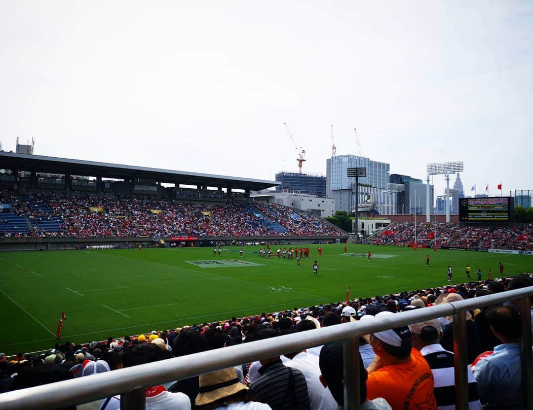 真壁伸弥さんのインスタグラム写真 - (真壁伸弥Instagram)「本日は港ラグビー祭り サンゴリみんな頑張ってました。#rugbyjp」6月1日 22時45分 - makaberian5