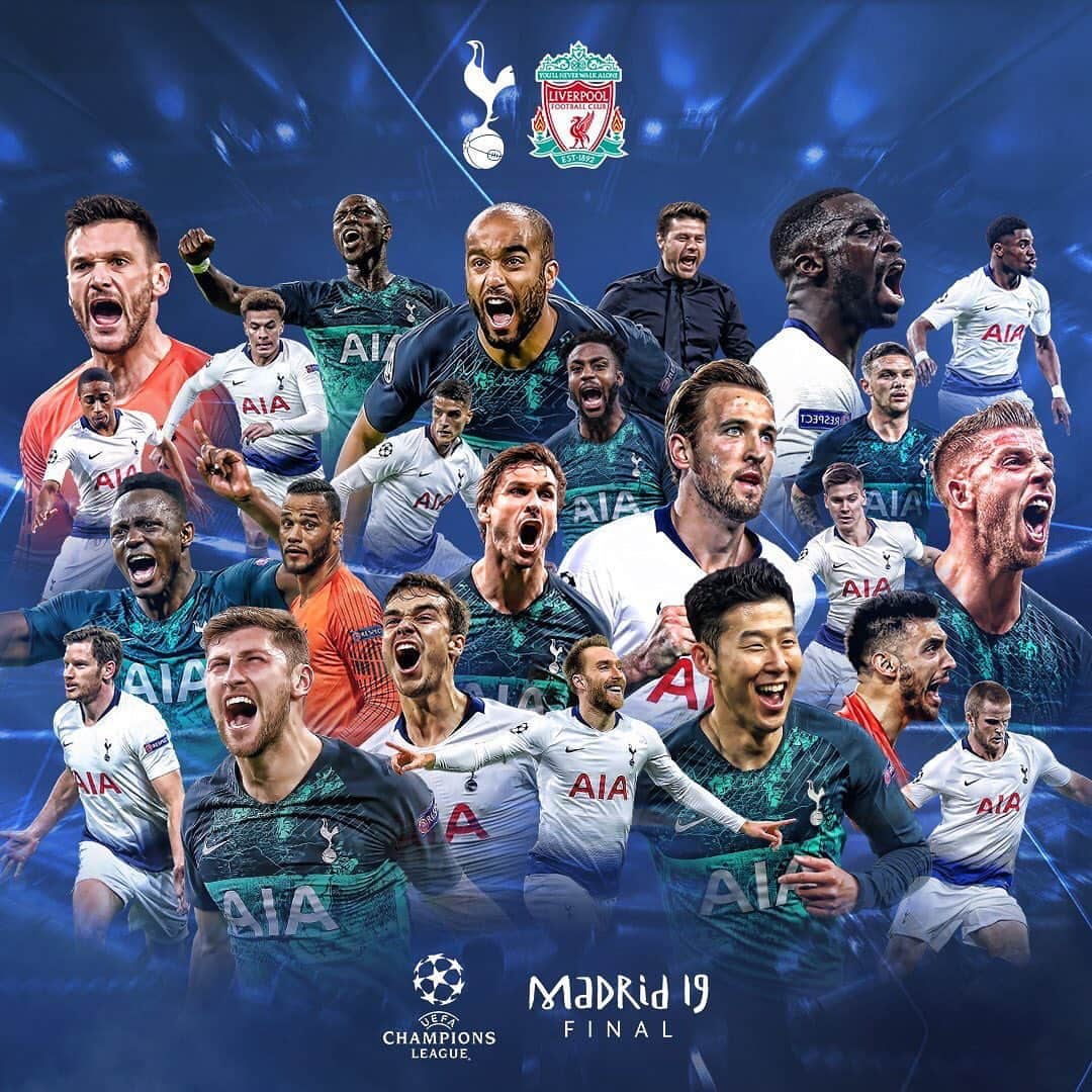 トッテナム・ホットスパーFCさんのインスタグラム写真 - (トッテナム・ホットスパーFCInstagram)「The countdown is over. It’s time for the Champions League final! 🙌 #UCLfinal #COYS」6月1日 15時08分 - spursofficial