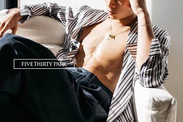 倉岡晋也のインスタグラム：「Work ✓ New summer visual @fivethirtypark Shot @eeeeeeeno feat @iamyoooooooooo thanks a lot creative director @ryunosuke_aoyagi Style and art direction me」