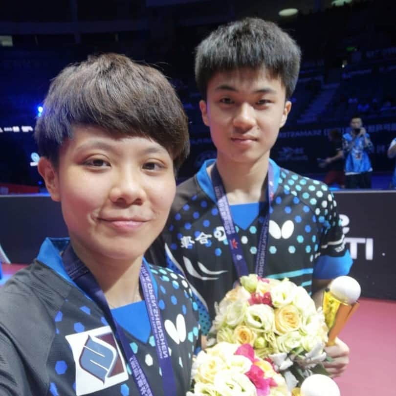 ITTF Worldさんのインスタグラム写真 - (ITTF WorldInstagram)「🤳 Smile for the #GoldenSelfie 😁 #DreamTeam @lin_yun_ju_0817 @chengiching.tt #Congrats ⠀⠀⠀⠀⠀⠀⠀⠀⠀ 📺 Recap 👉 tv.ITTF.com」6月1日 16時02分 - wtt