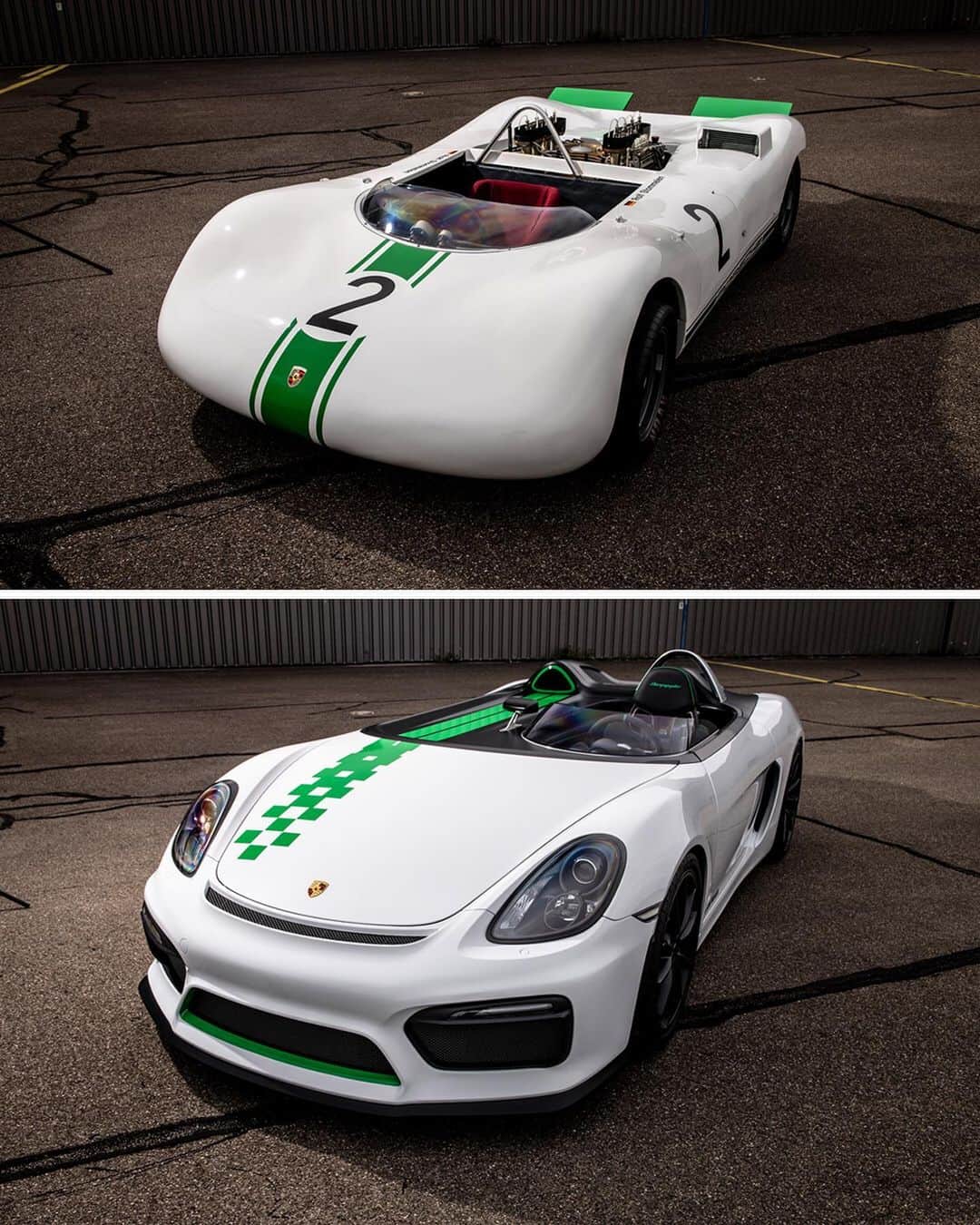 Porscheさんのインスタグラム写真 - (PorscheInstagram)「Peak performance is given a whole new meaning. The Porsche Boxster Bergspyder (981) was developed as a one-off prototype several years ago and takes inspiration of the legendary Porsche 909, the lightest racing car ever used by Porsche. The challenge to build as light as possible resulted in this unique feasibility study, bringing only 1,099 kg on the balance. (📷: @porsche.museum) #BoxsterBergspyder #Porsche909 #Porsche」6月1日 17時00分 - porsche