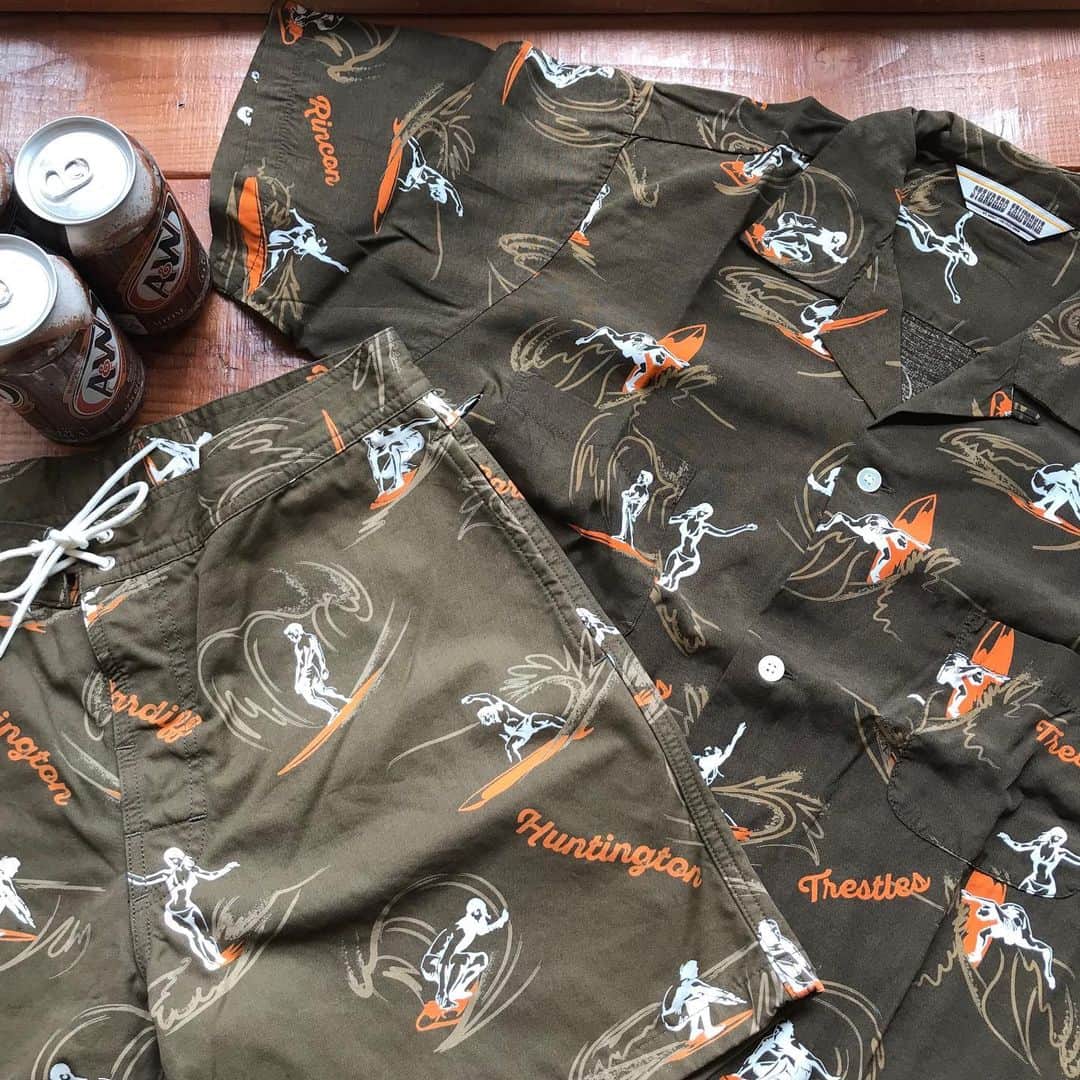 スタンダードカリフォルニアさんのインスタグラム写真 - (スタンダードカリフォルニアInstagram)「Hawaiian Surf Shirt Limited Color. Hawaiian Surf Short Limited Color. ナイトマーケットで発売デス！！ #standardcalifornia #スタンダードカリフォルニア #boardshort #ボードショーツ #水着 #shortpants #ショートパンツ #水陸両用 #hawaiianshirt #ハワイアンシャツ #alohashirt #アロハシャツ」6月1日 17時18分 - standardcalifornia