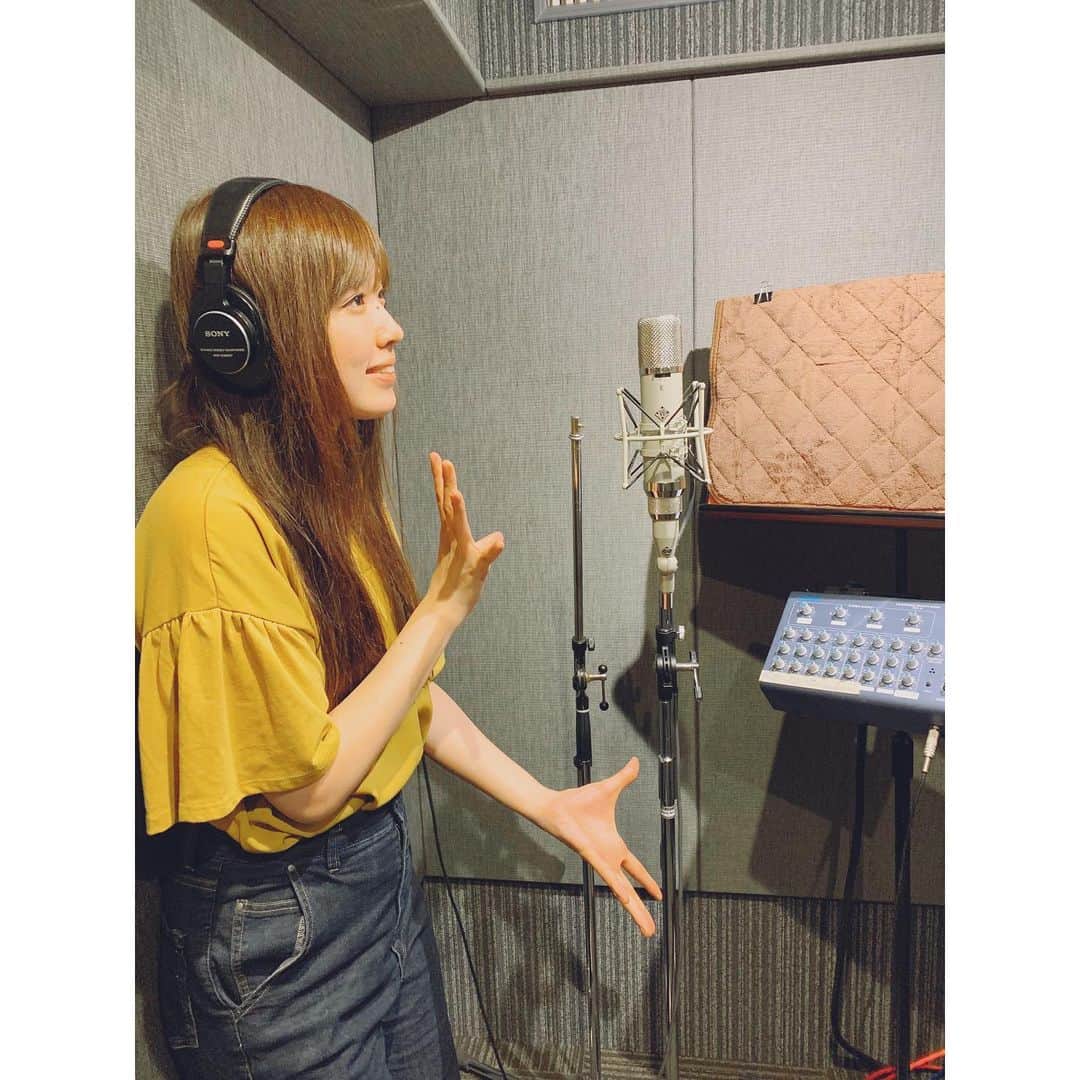 大原ゆい子のインスタグラム：「レコーディング中、、、 #なんの曲だろう」