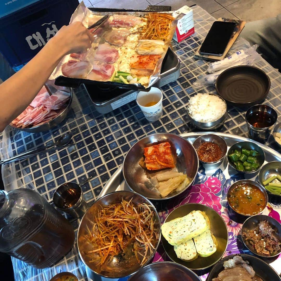 ユ・ボファさんのインスタグラム写真 - (ユ・ボファInstagram)「이집 냉삼겹잘하네🤦🏼‍♀️❣️ #잠수교집 #보화맛집」6月1日 18時34分 - yoobohwa