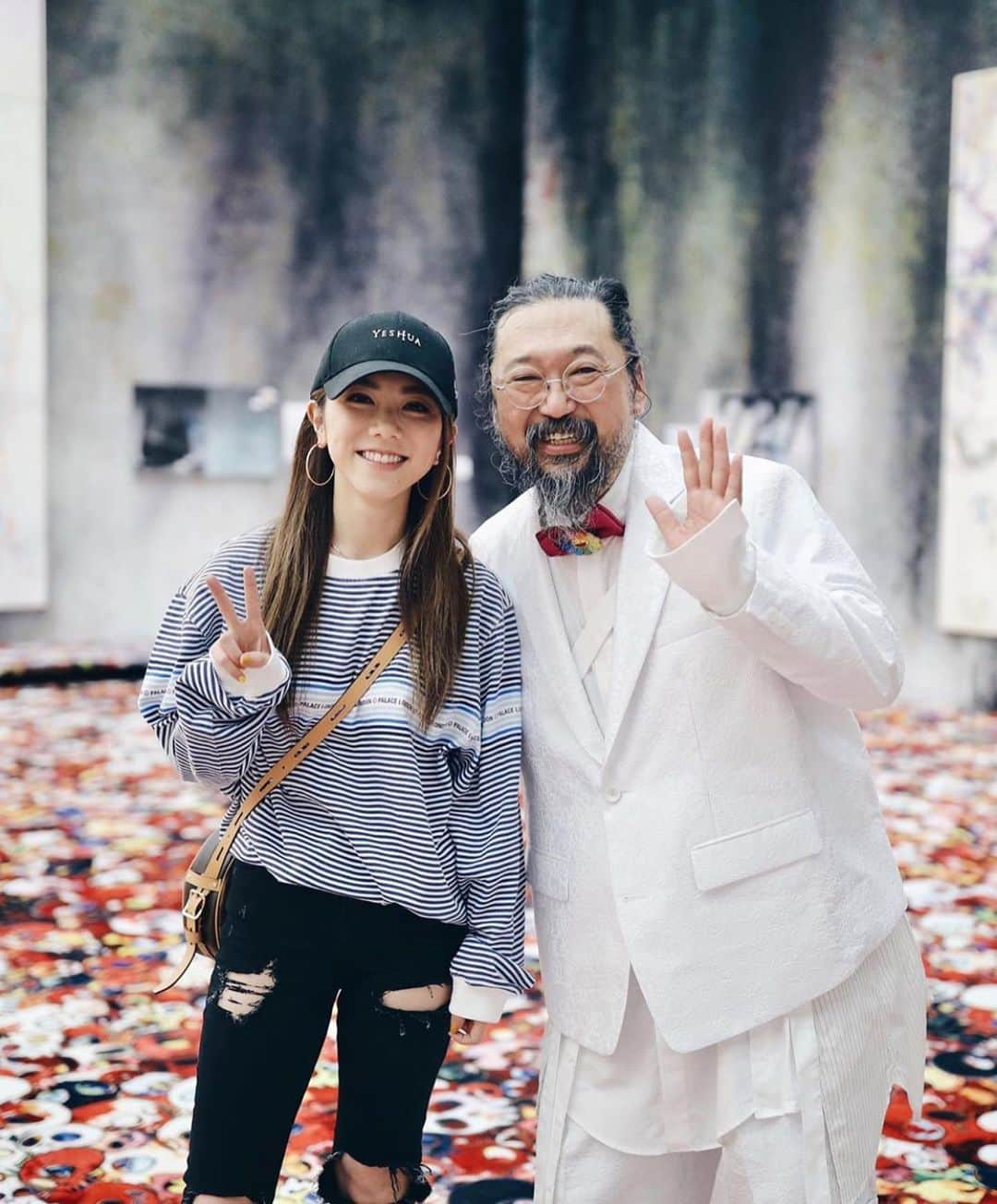 村上隆さんのインスタグラム写真 - (村上隆Instagram)「Last late night! MURAKAMI vs MURAKAMI  @gem0816 Thank you for coming! @taikwuncontemporary」6月1日 21時19分 - takashipom