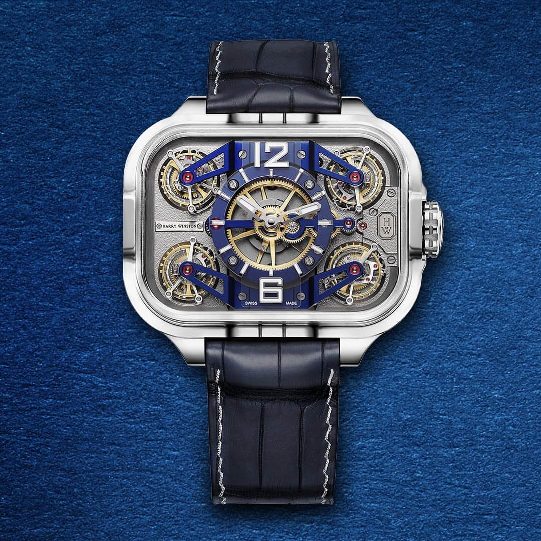 ハリー・ウィンストンさんのインスタグラム写真 - (ハリー・ウィンストンInstagram)「The thrilling Histoire de Tourbillon 10 #timepiece, with its 4 tourbillons and skeletonized architecture, is a true feat of performance in the world of watchmaking. #HarryWinston」6月1日 22時04分 - harrywinston