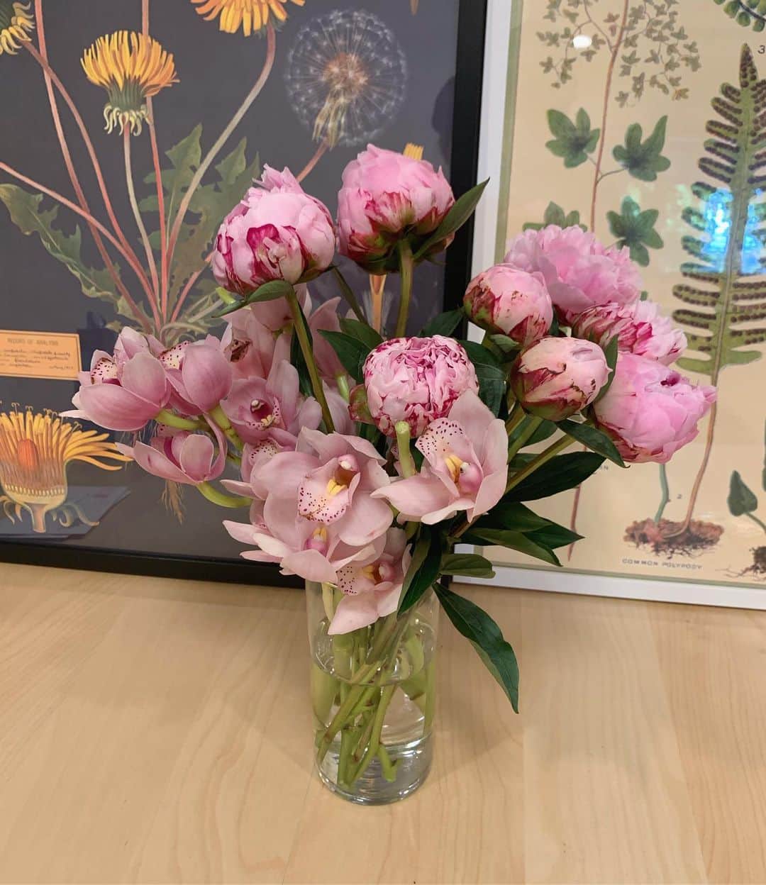 OLIVIAのインスタグラム：「Beauties from my love. 💖 Have a great weekend everyone!! ooxx」