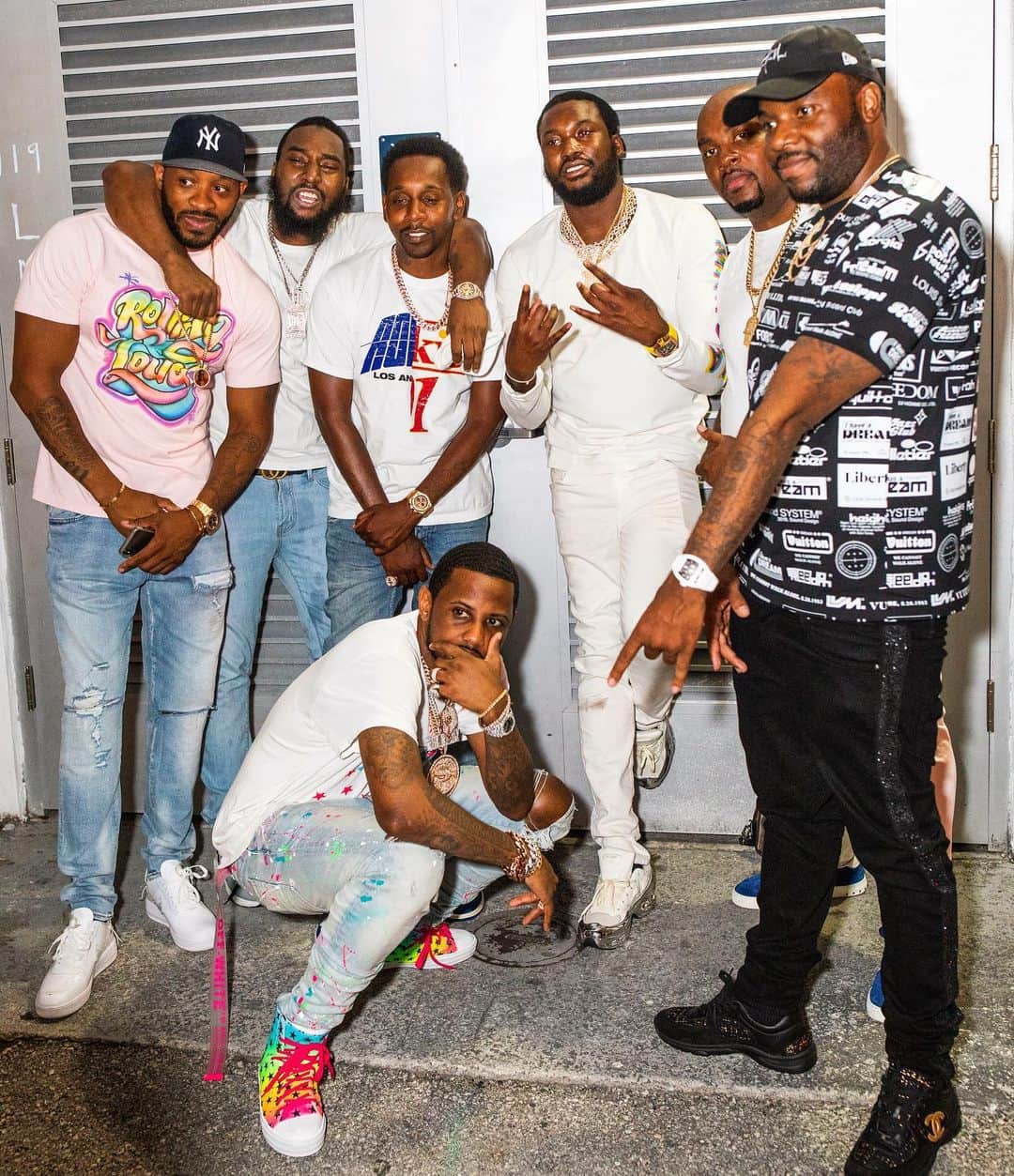 ファボラスのインスタグラム：「You gotta respect this Drip.. Cuz its made from Blood, Sweat, & Tears! 💉💧😢 @bkrube @omelly @mrrugs @meekmill @melcarterceo [shot by @drevinciwrks]  #MIAMI #MemorialDayWeekend  #TheFamily #DreamChasers」