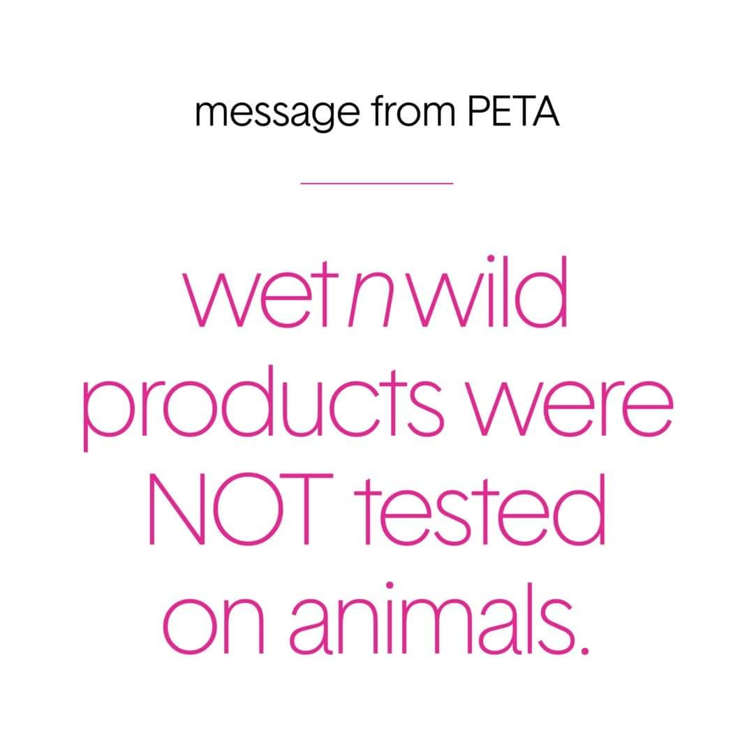 wet'n wild beautyさんのインスタグラム写真 - (wet'n wild beautyInstagram)「wet n wild supports animal rights.⠀⠀⠀⠀⠀⠀⠀⠀⠀ ⠀⠀⠀⠀⠀⠀⠀⠀⠀ #wetnwildiscrueltyfree #peta #beautywithoutbunnies #petacertified #weloveanimals #alwayscrueltyfree #nevertestedonanimals #crueltyfreebeauty」6月2日 4時00分 - wetnwildbeauty