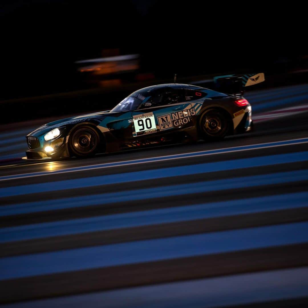 Mercedes AMGさんのインスタグラム写真 - (Mercedes AMGInstagram)「Racing day and night at iconic #circuitpaulricard. Our #MercedesAMG GT3s take two class victories at #BlancpainGT series. Well done!  #MercedesAMGMotorsport #AMGGT3 #Mercedes #AMG #BlancpainGT #circuitpaulricard」6月2日 9時28分 - mercedesamg