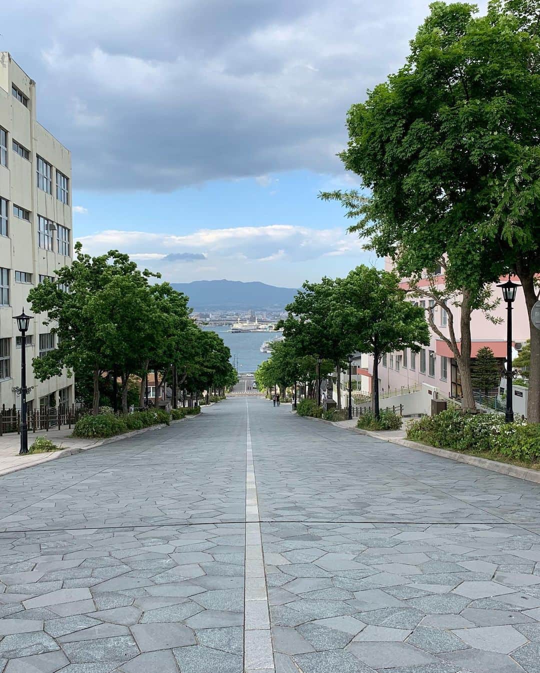日下裕江さんのインスタグラム写真 - (日下裕江Instagram)「八幡坂  通称チャーミーグリーン坂 ともいう♪  チャーミーグリーンのCM 大好き過ぎてずっと心に残ってる💓  歳をとっても、いつまでも手を取り仲良く歩みたい♪  そんな大事な事を思い出させてくれるCM☆*: そんな思い出の地へ訪れ お婆ちゃんとお母さんと手を繋いで写真撮れて良かった✨  チャーミーグリーンを使うと手を繋ぎたくな〜る〜♪ 手肌が潤うチャーミーグリーン✨  元町は街や港を見下ろせる 素敵な坂が沢山あるよん♪  #チャーミーグリーン #チャーミーグリーン坂 #八幡坂 #手を繋ぎたくなる #函館旅行 #函館観光 #チャーミーグリーンCM」6月2日 6時09分 - hiroe___h