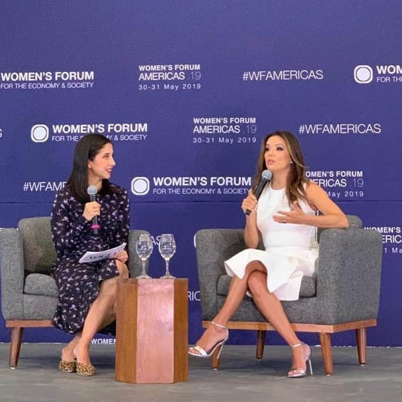 エヴァ・ロンゴリアさんのインスタグラム写真 - (エヴァ・ロンゴリアInstagram)「Such an honor to speak at The Women’s Forum yesterday in Mexico City. Met so many amazing women doing amazing things to work toward gender equity in the world! @womens_forum #WFAmericas」6月2日 6時26分 - evalongoria