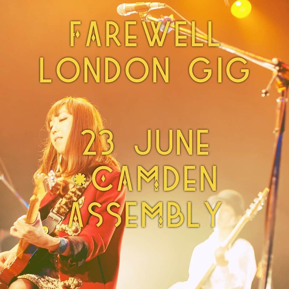 Rie fuさんのインスタグラム写真 - (Rie fuInstagram)「After three amazing years in the UK, I’m leaving here to go back to Japan this summer. As a farewell gig, I’ll be playing at The Rising with @hotvoxmusic @warchilduk  @camdenassembly on 23 June, with a full band set🎪 ３年間イギリスで沢山の貴重な経験を経て、この夏日本に本帰国することになりました。今回のイギリス生活最後のライブは、念願のフルバンドライブ。アルバム録音にも参加していただいた、素晴らしいバンドメンバーと。楽しみで仕方ない🥁」6月2日 17時27分 - riefuofficial