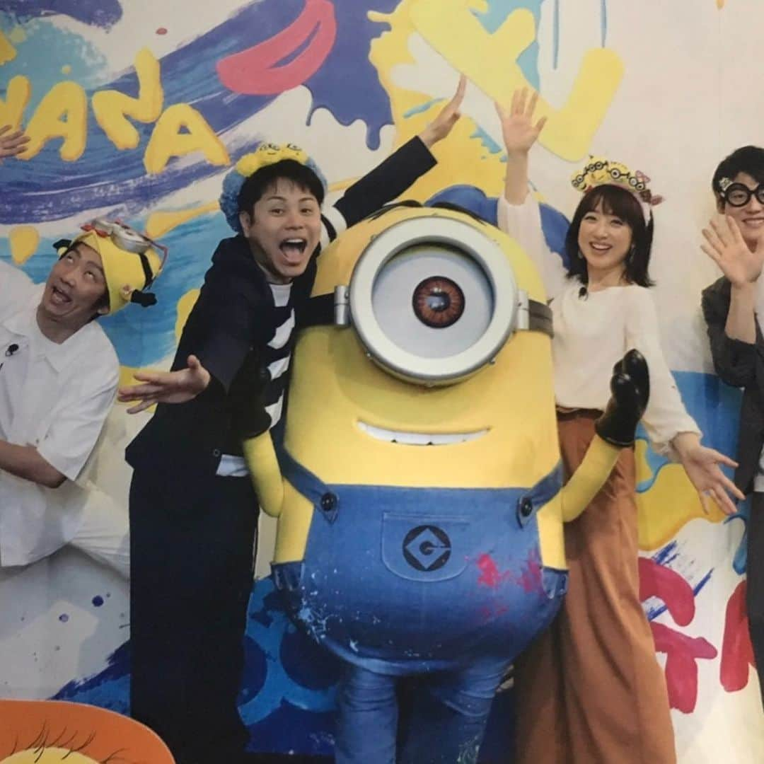 井上裕介さんのインスタグラム写真 - (井上裕介Instagram)「ユニバーサルスタジオジャパン最高！！ #NONSTYLE #nonstyle #石田 #井上 #川田裕美 #上重アナウンサー #ユニバーサルスタジオジャパン #USJ #ミニオン #可愛すぎる」6月2日 11時32分 - nonyusuke