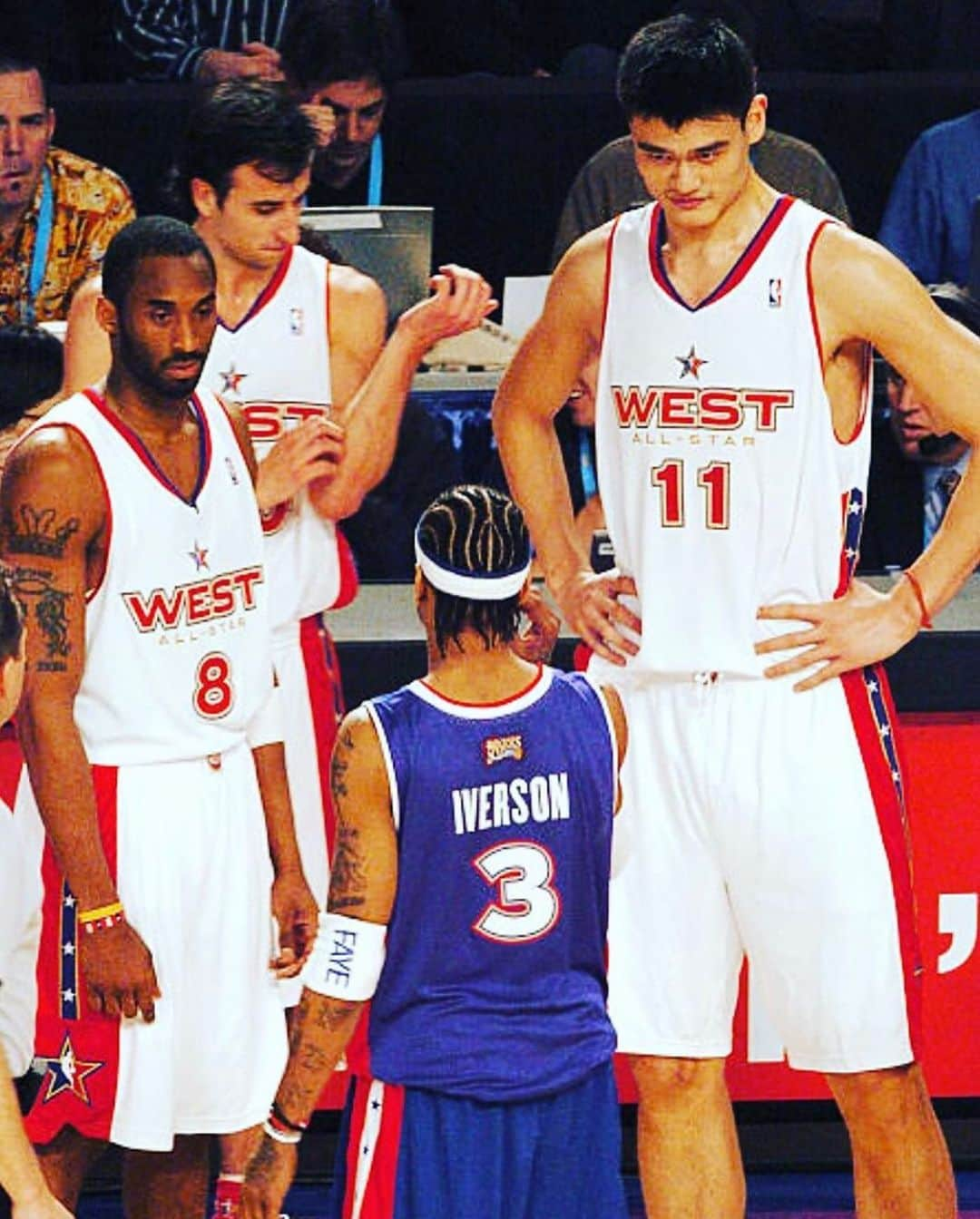 アレン・アイバーソンさんのインスタグラム写真 - (アレン・アイバーソンInstagram)「Me: I’m getting ready to.... Them: Yea aight lil MF #LOLOL  #ThreeOfTheGreatest @kobebryant @yao @manuginobili 📸: @pennyccw」6月2日 12時08分 - theofficialai3