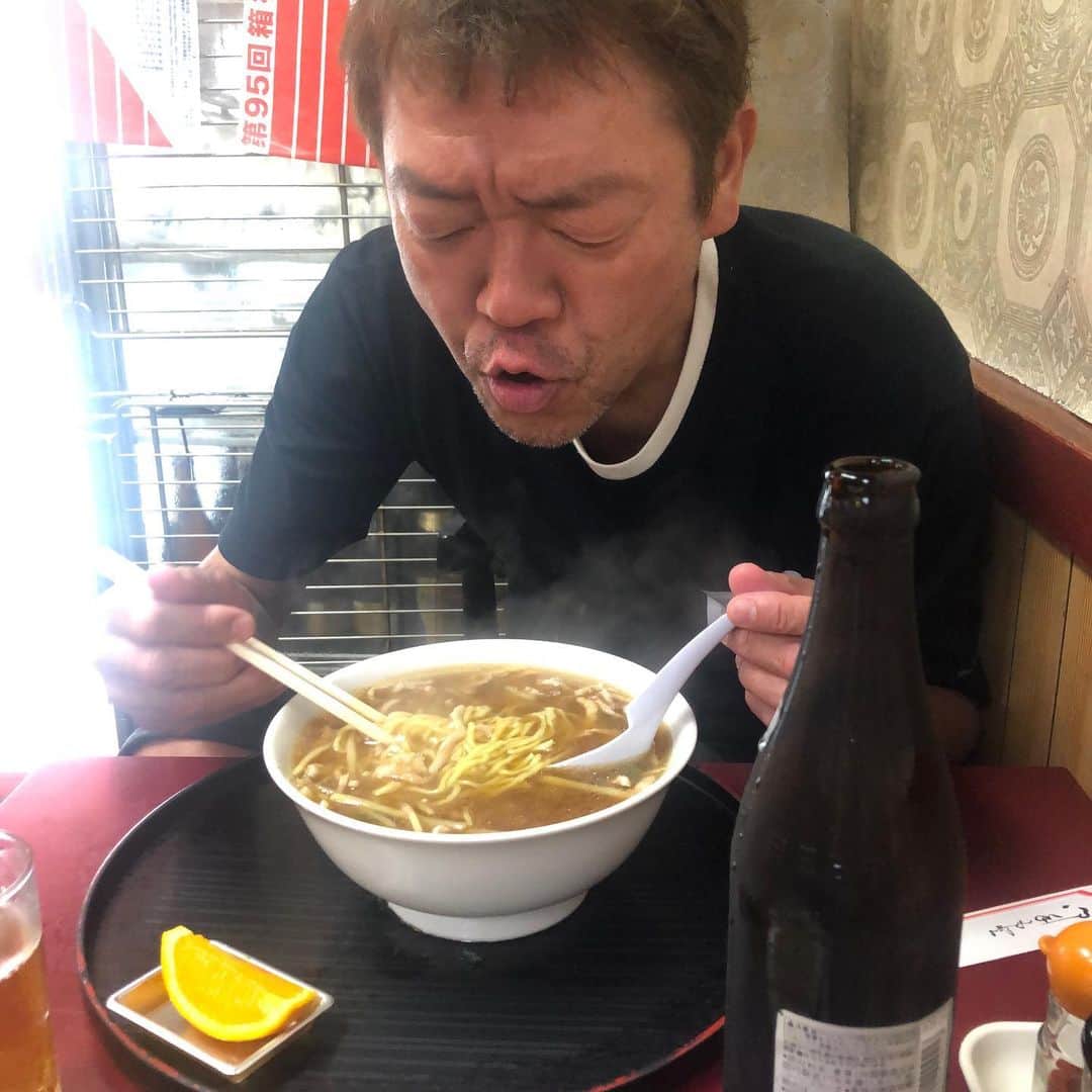 玉袋筋太郎さんのインスタグラム写真 - (玉袋筋太郎Instagram)「町中華で飲ろうぜ！ プライベート編 〆は肉そば！」6月2日 14時05分 - sunatamaradon
