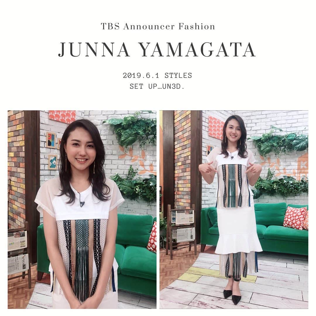 TBSアナウンサー公式さんのインスタグラム写真 - (TBSアナウンサー公式Instagram)「👗 JUNNA YAMAGATA Outfit Of This Week✨  set up…UN3D.  #tbsannouncersfashion #fashion #山形純菜 #vol6 #Spring #outfitofthisweek #ootw #ootd #王様のブランチ #あさチャン #20190601 #OA @tbs_asachan」6月2日 16時31分 - tbs_annogram