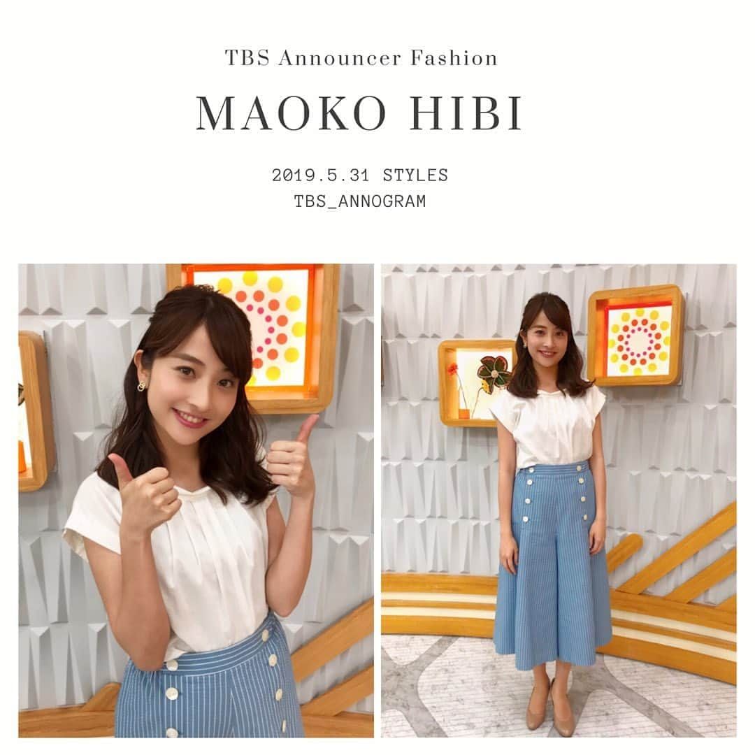 TBSアナウンサー公式さんのインスタグラム写真 - (TBSアナウンサー公式Instagram)「👗 MAOKO HIBI Outfit Of This Week✨  #tbsannouncersfashion #fashion #日比麻音子 #vol6 #Spring #outfitofthisweek #ootw #ootd #報道特集 #あさチャン #消えた天才 #アトロク #国民の孫 #utamaru @after6junction  @tbs_asachan  #20190531 #OA」6月2日 16時32分 - tbs_annogram