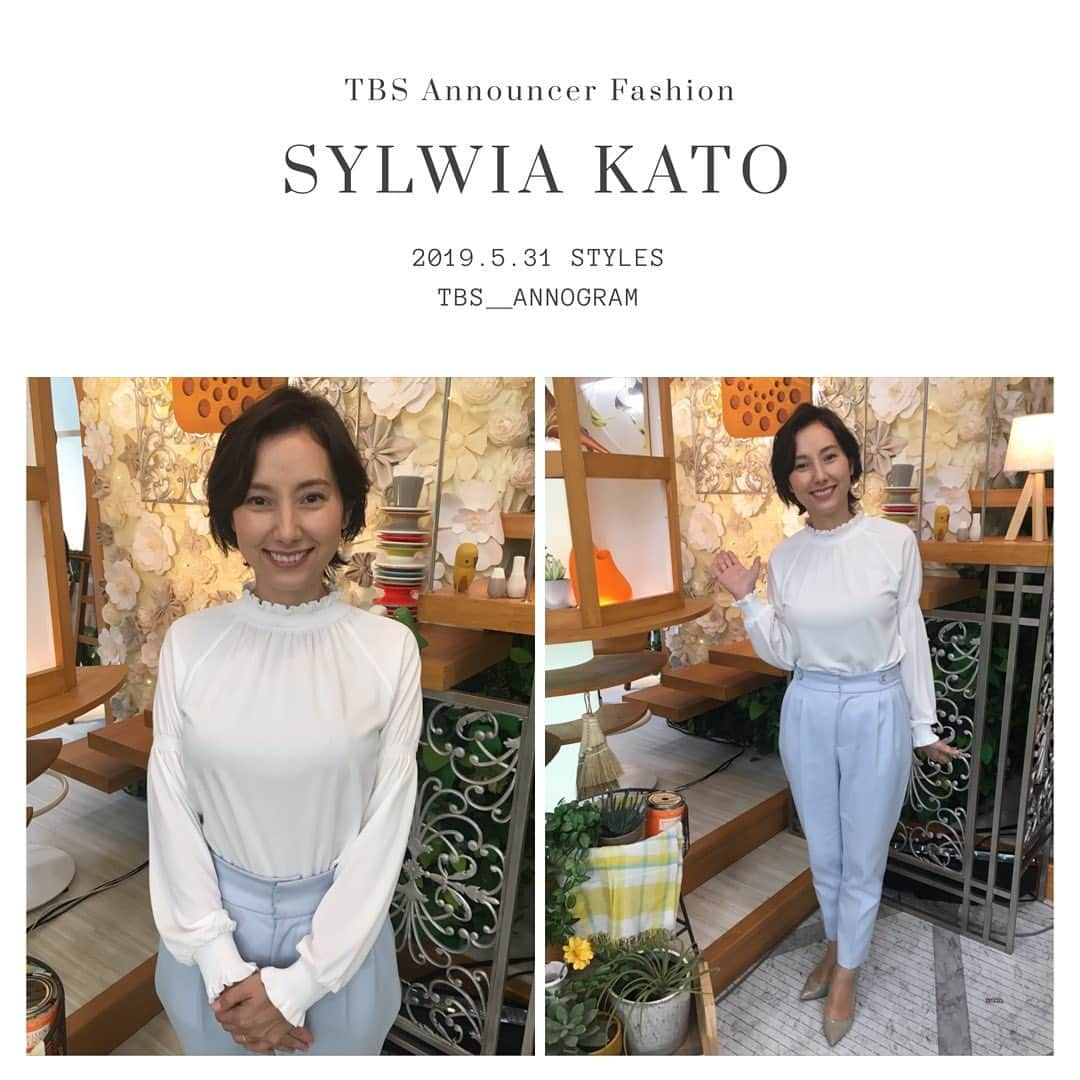 TBSアナウンサー公式さんのインスタグラム写真 - (TBSアナウンサー公式Instagram)「👗 SYLWIA KATO Outfit Of This Week✨  #tbsannouncersfashion #fashion #加藤シルビア #vol6 #Spring #outfitofthisweek #ootw #ootd #あさチャン #20190531 #OA @tbs_asachan」6月2日 16時56分 - tbs_annogram