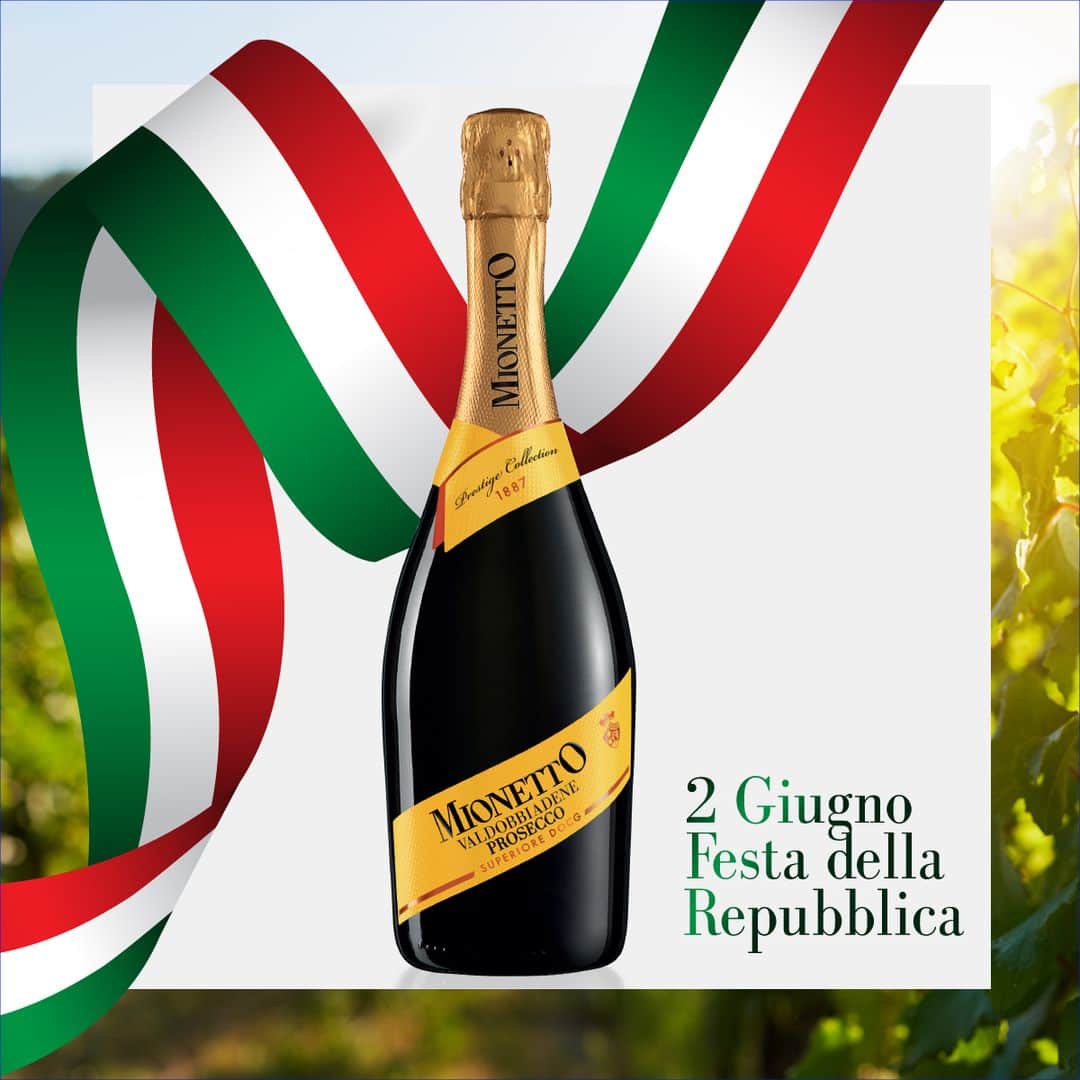 Mionetto Proseccoさんのインスタグラム写真 - (Mionetto ProseccoInstagram)「Happy birthday Italy! #mionettoprosecco #festadellarepubblica #2giugno」6月2日 17時00分 - mionetto_prosecco