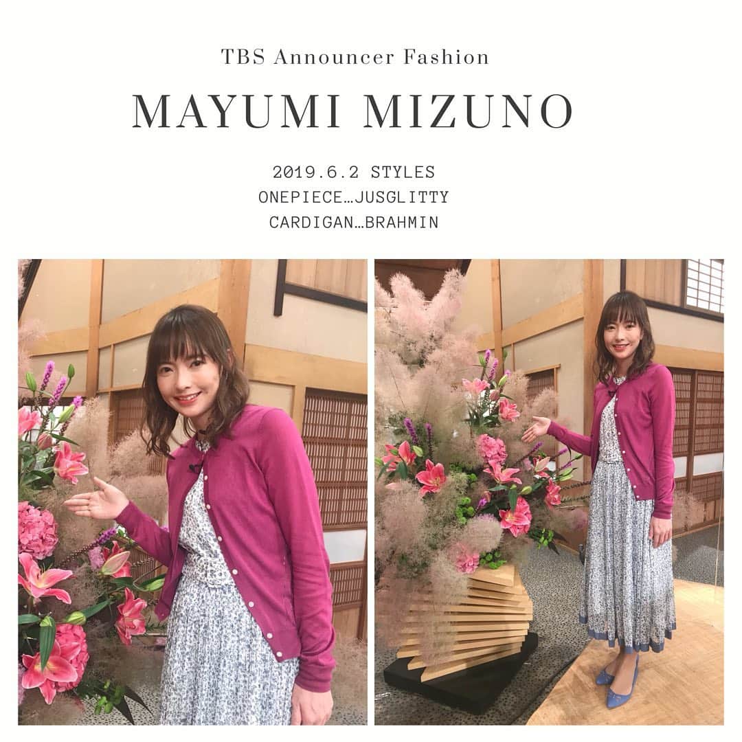 TBSアナウンサー公式さんのインスタグラム写真 - (TBSアナウンサー公式Instagram)「👗 MAYUMI MIZUNO Outfit Of This Week✨  onepiece…Jusglitty cardigan…BRAHMIN  #tbsannouncersfashion #fashion #水野真由美 #vol6 #Spring #outfitofthisweek #ootw #ootd #sundaymorning #サンデーモーニング #20190602#OA」6月2日 17時04分 - tbs_annogram