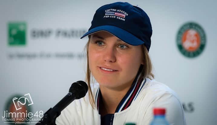 ソフィア・ケニンのインスタグラム：「Smiling into the 2nd week @rolandgarros ❤️」