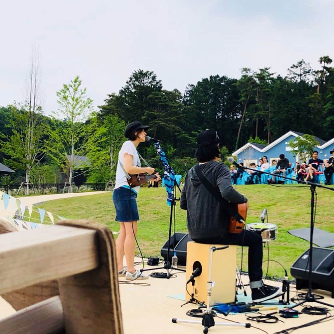 KATさんのインスタグラム写真 - (KATInstagram)「Had a blast playing on two different stages at @hanno_green_carnival today.  外のライブは本当に気持ちいいね！😝🙌🏼」6月2日 19時08分 - katmcdowell